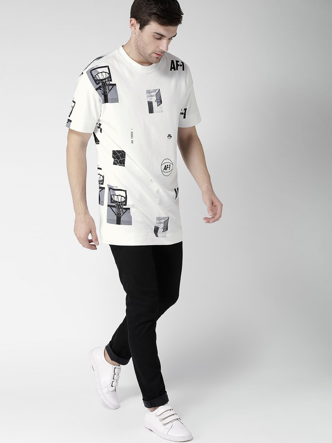 nike longline t shirt