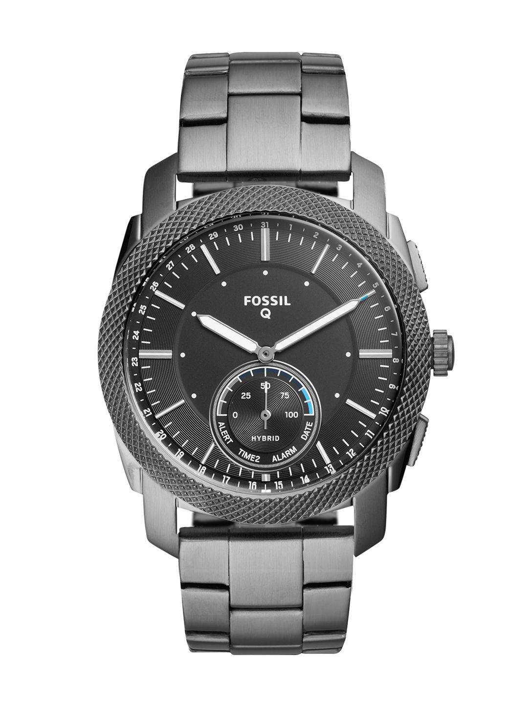 Fossil Unisex Grey Smoke Hybrid Multifunction Analogue Watch FTW1166 Price in India