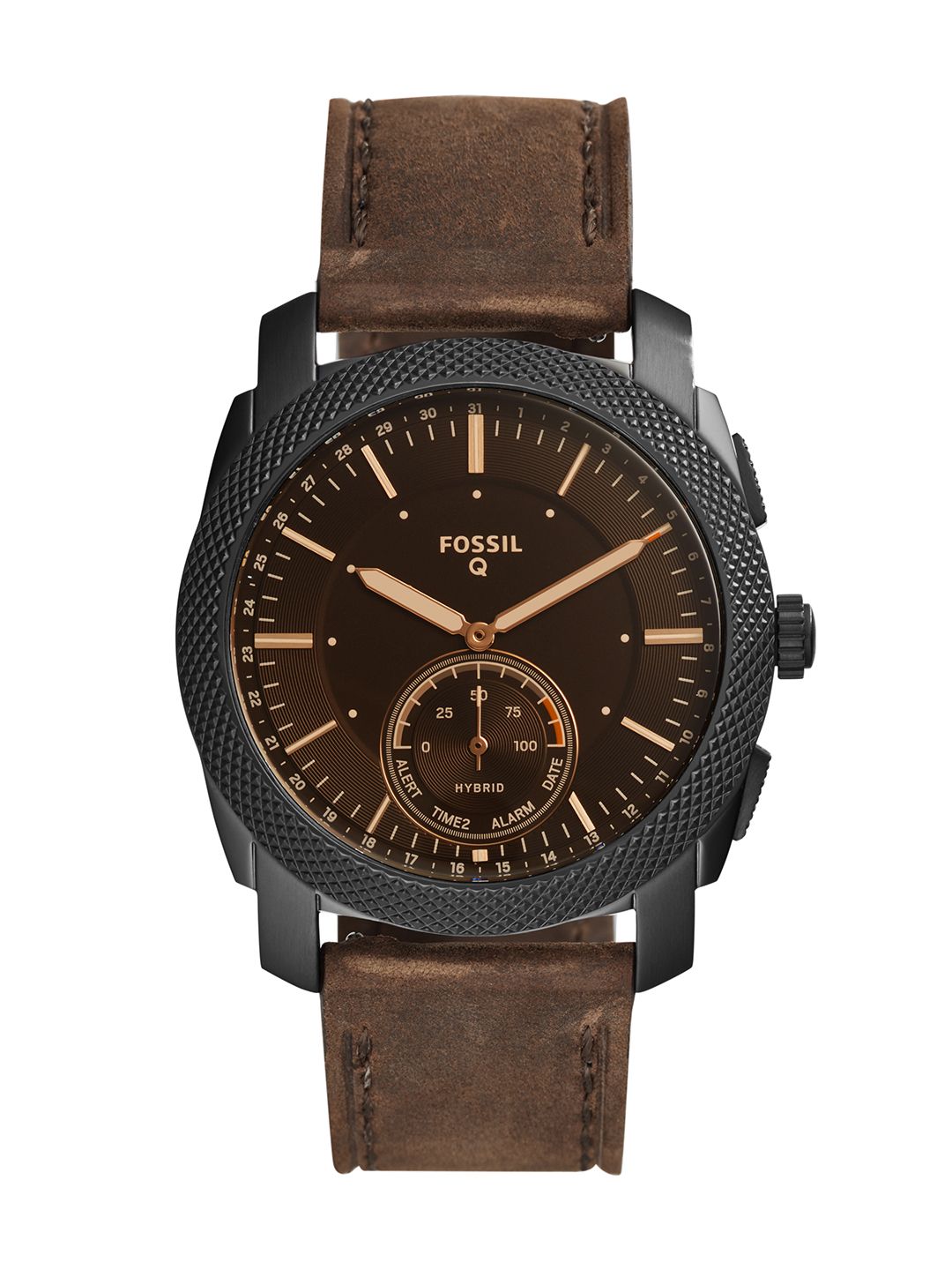 Fossil Unisex Brown Hybrid Smart Watch FTW1163 Price in India