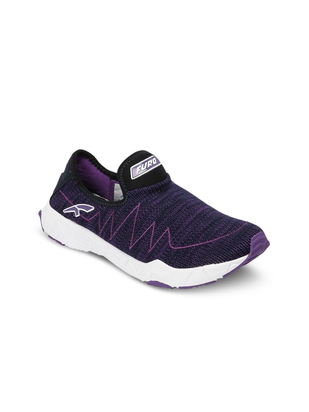 FURO by Red Chief Women Purple Mesh Mid-Top Running Shoes Price in India