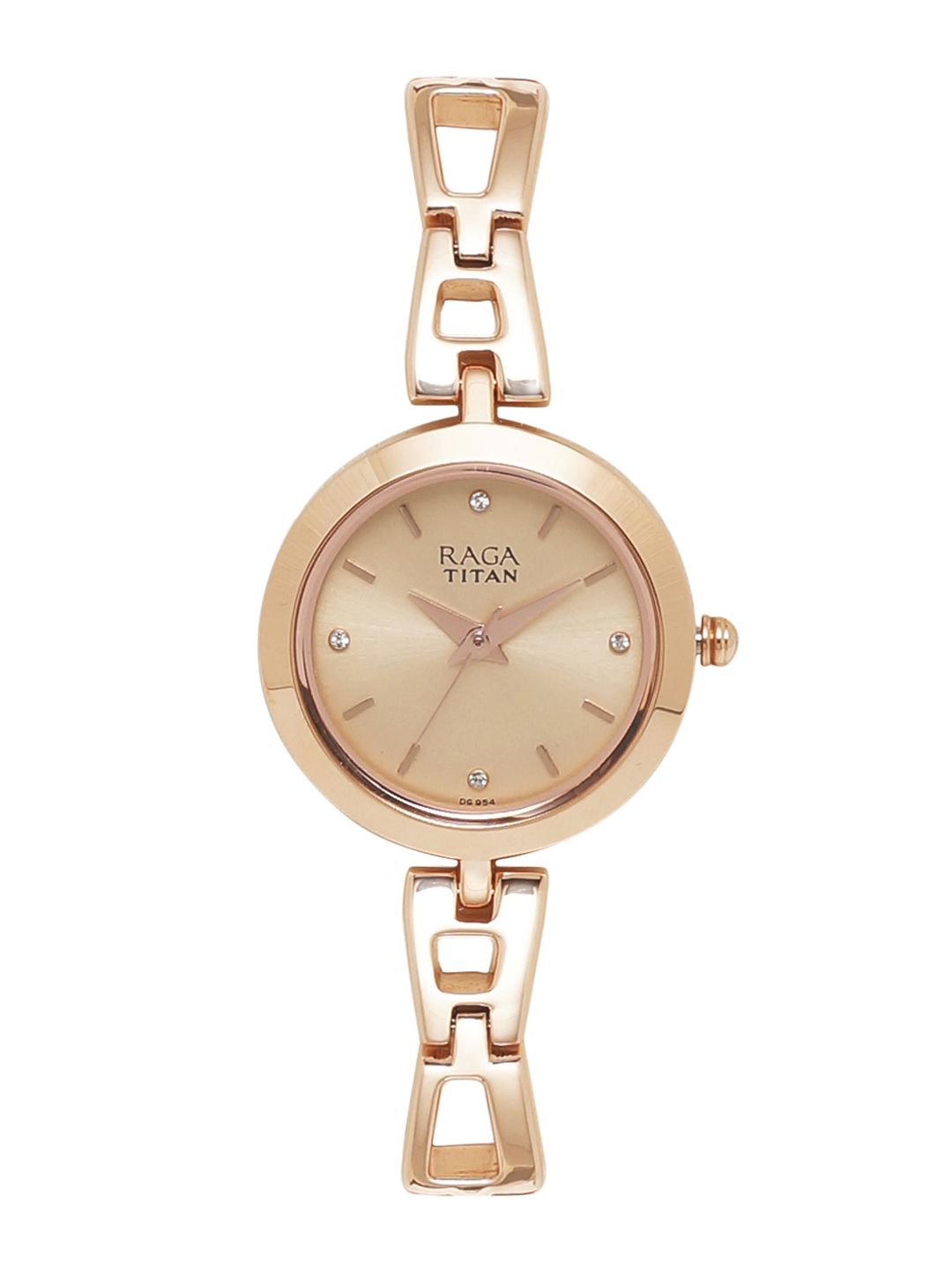 Titan Women Rose Gold Analogue Watch 2540WM06 Price in India