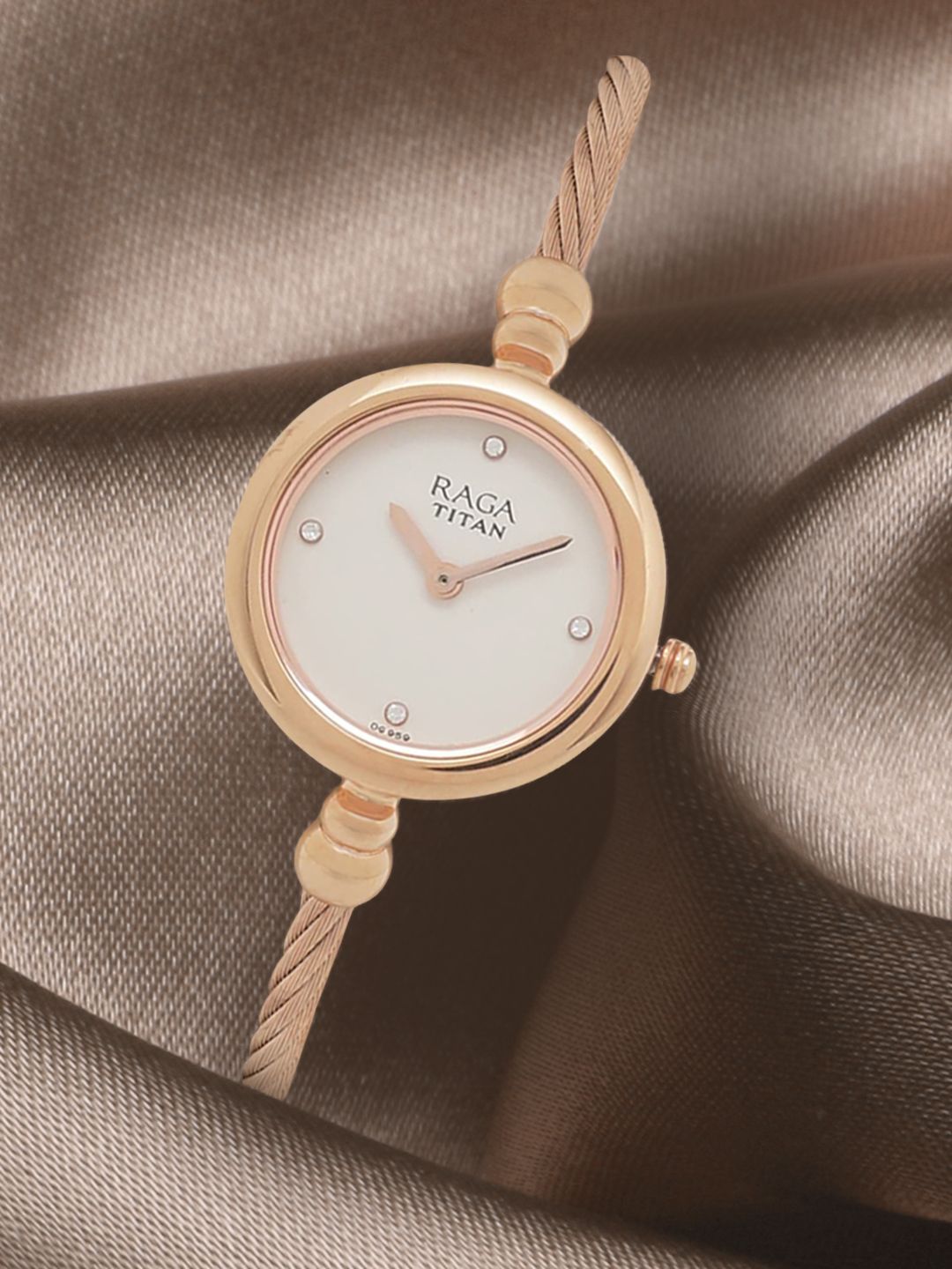 Titan Titan Raga Quartz Analog With White Dial Watch For Women - Nt2586wm01