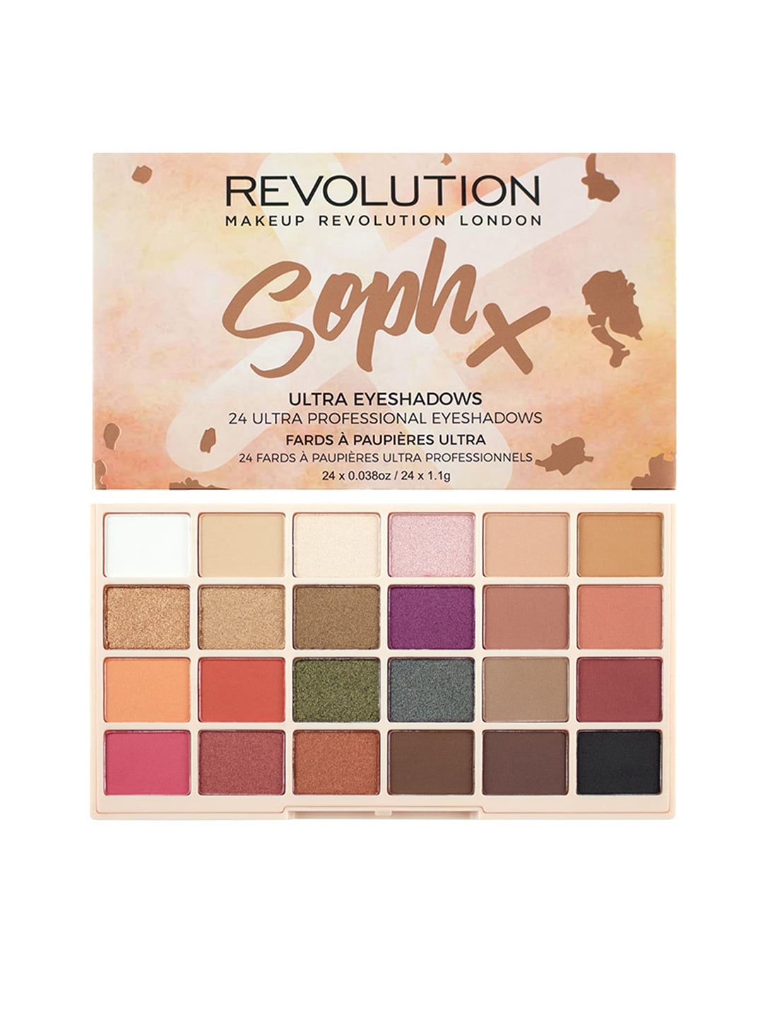 Makeup Revolution London Soph X 24 Eyeshadow Palette - Ultra  g Price  in India, Full Specifications & Offers 
