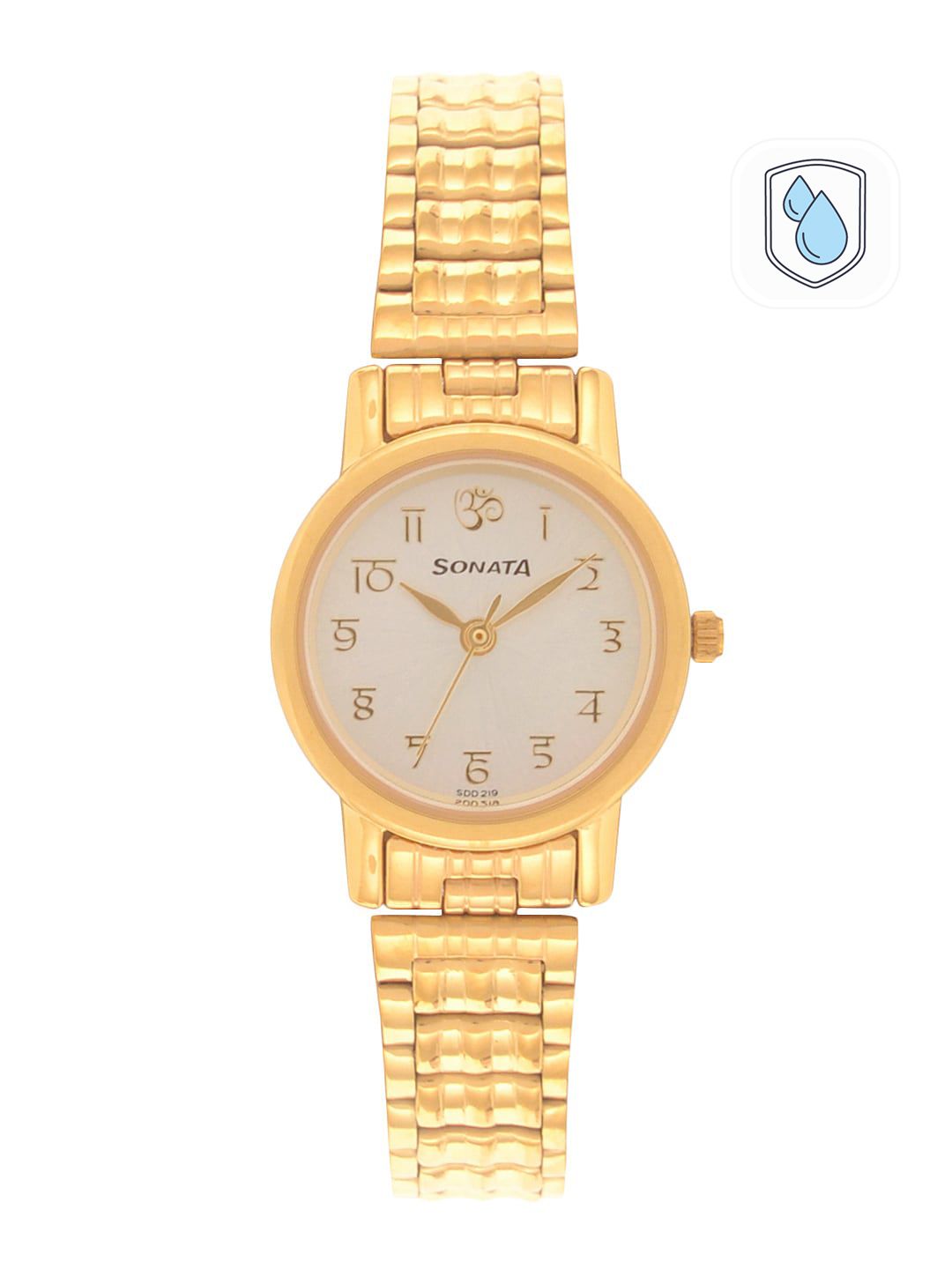 Sonata Quartz Analog With Silver Dial Watch For Women - Ns8976ym07w