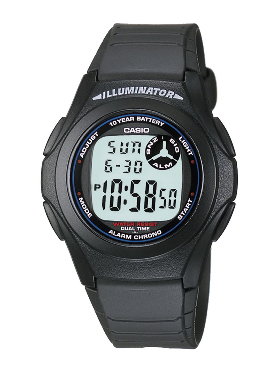 CASIO Casio Youth Digital F-200W-1AUDF Grey Digital dial Resin D027