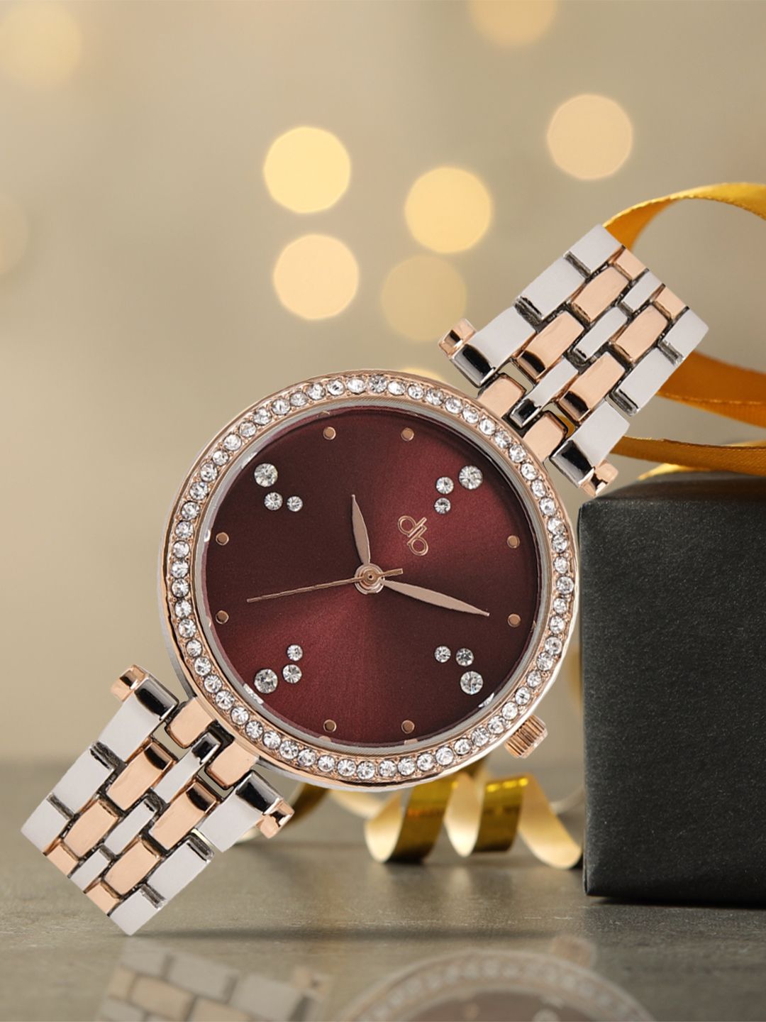 DressBerry Women Maroon Analogue Watch MFB-PN-SNT-E16 Price in India