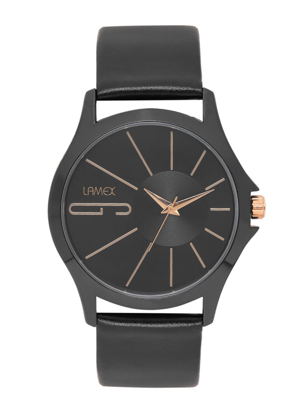 Buy LAMEX Men Black Analogue Watch ZOOM DLX 5503 - Watches for Men