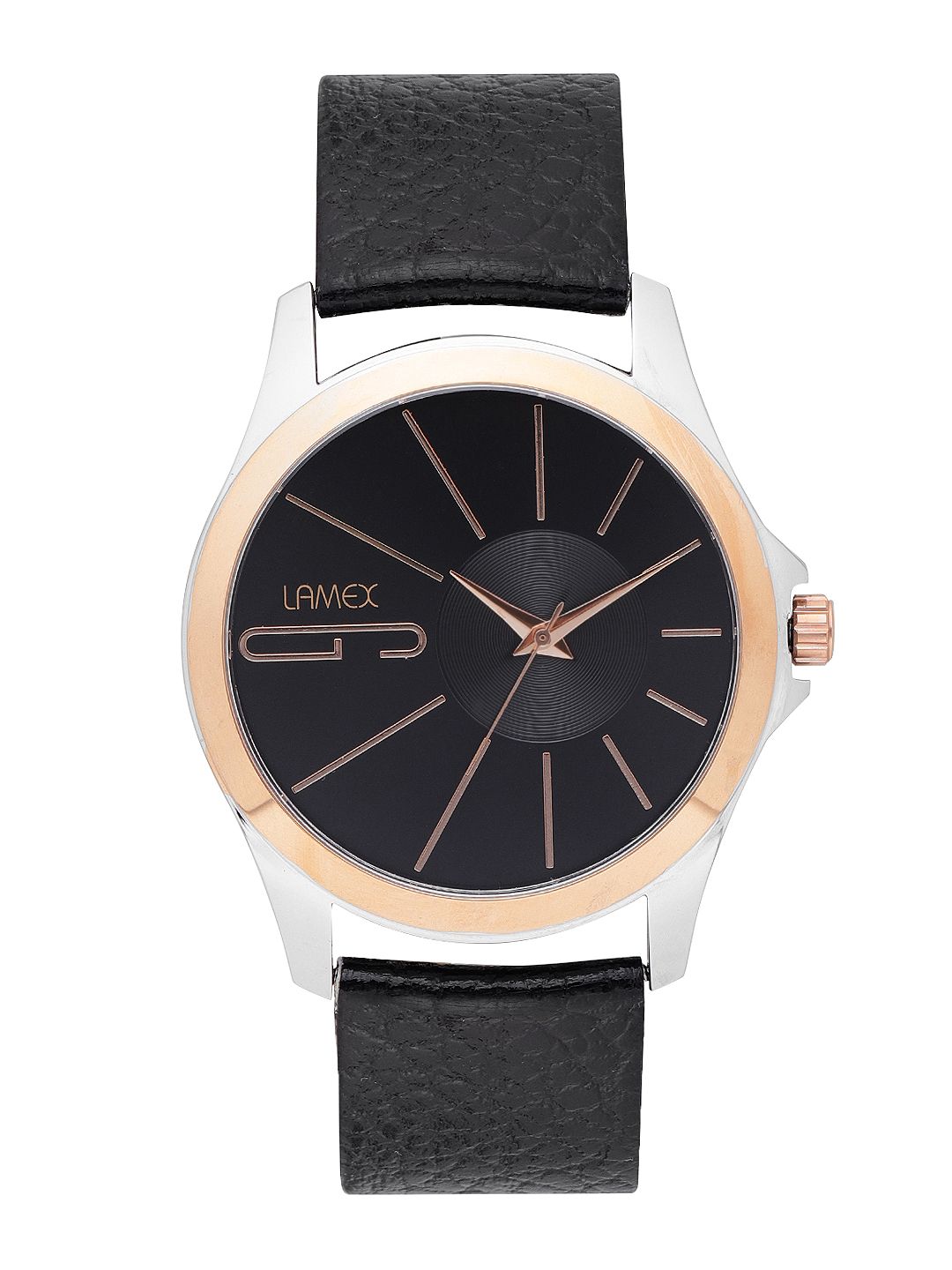 Buy LAMEX Men Black Analogue Watch ZOOM DLX 5503 - Watches for Men