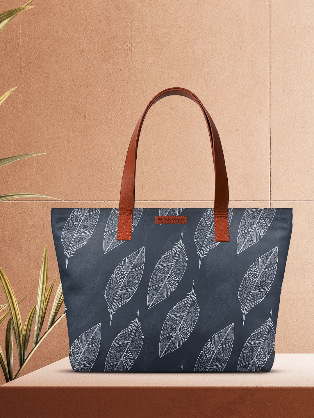 DailyObjects Grey Printed Tote Bag Price in India