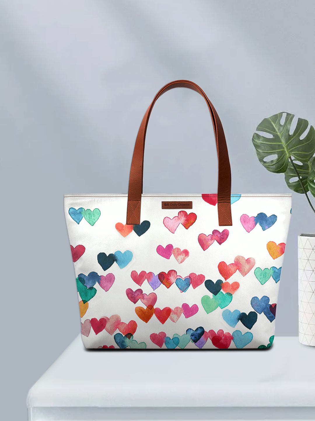 DailyObjects White Printed Tote Bag Price in India