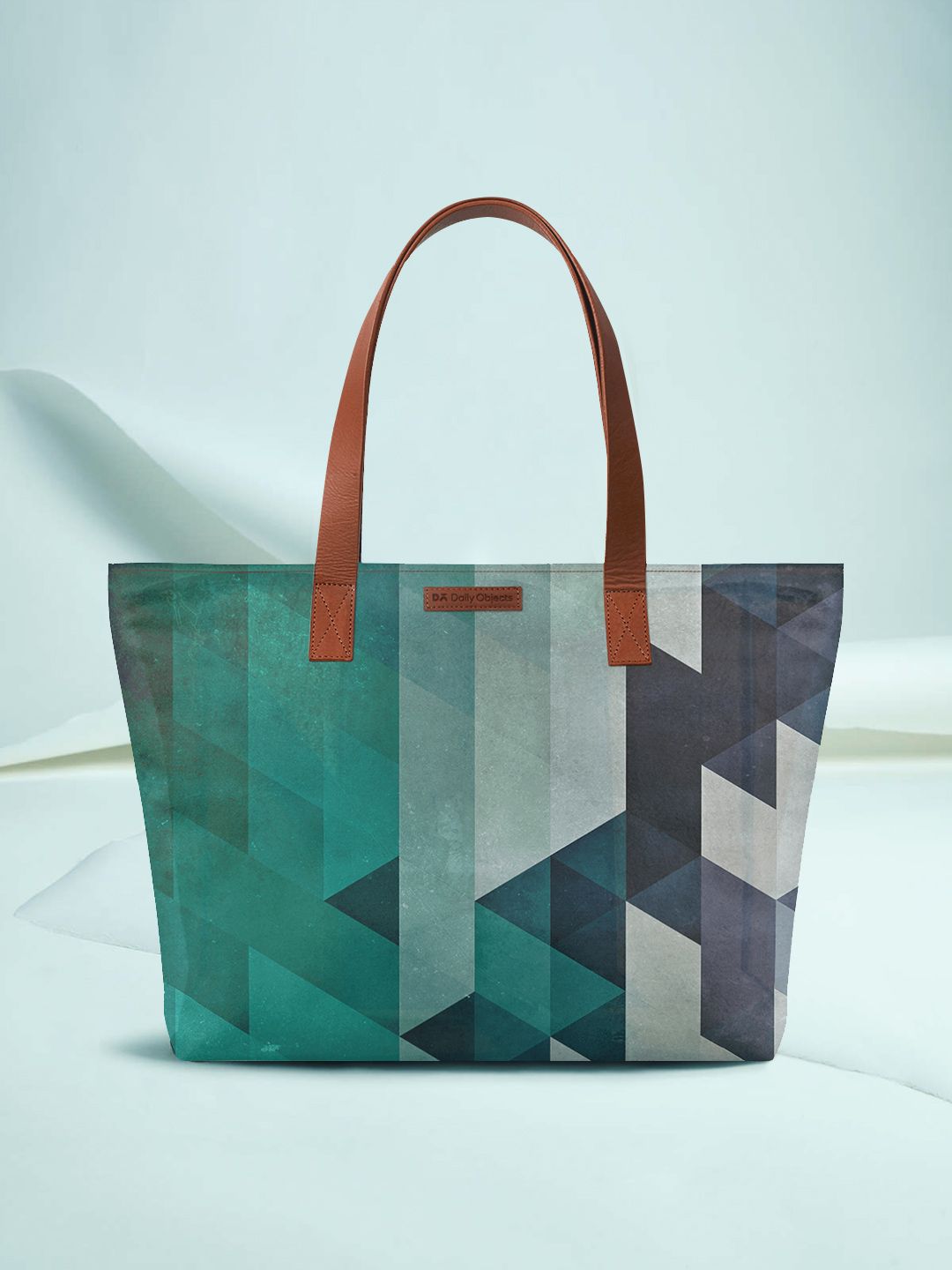 DailyObjects Women Green Printed Tote Bag Price in India