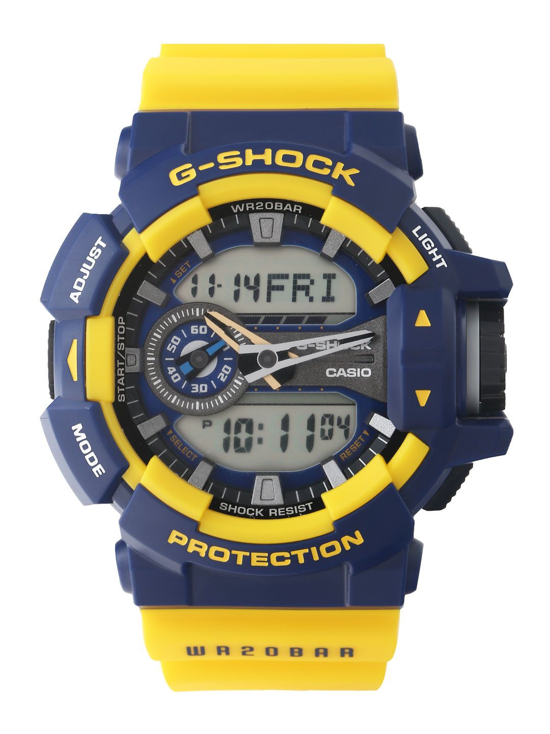 Buy Casio G-Shock Men Yellow Analogue-Digital Watches (G568) GA