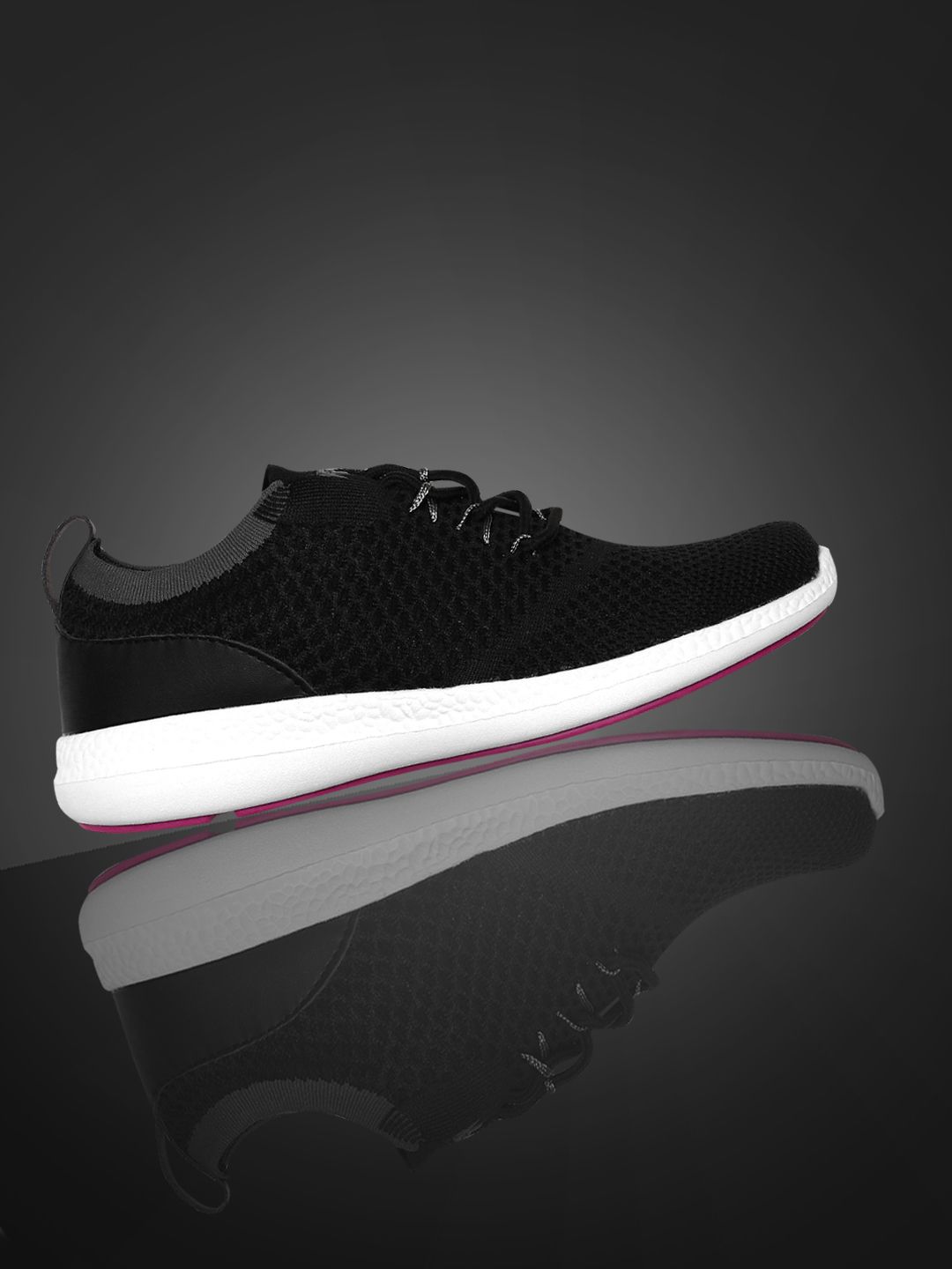 HRX by Hrithik Roshan Women Black Ultra Knit Running Shoes Price in India