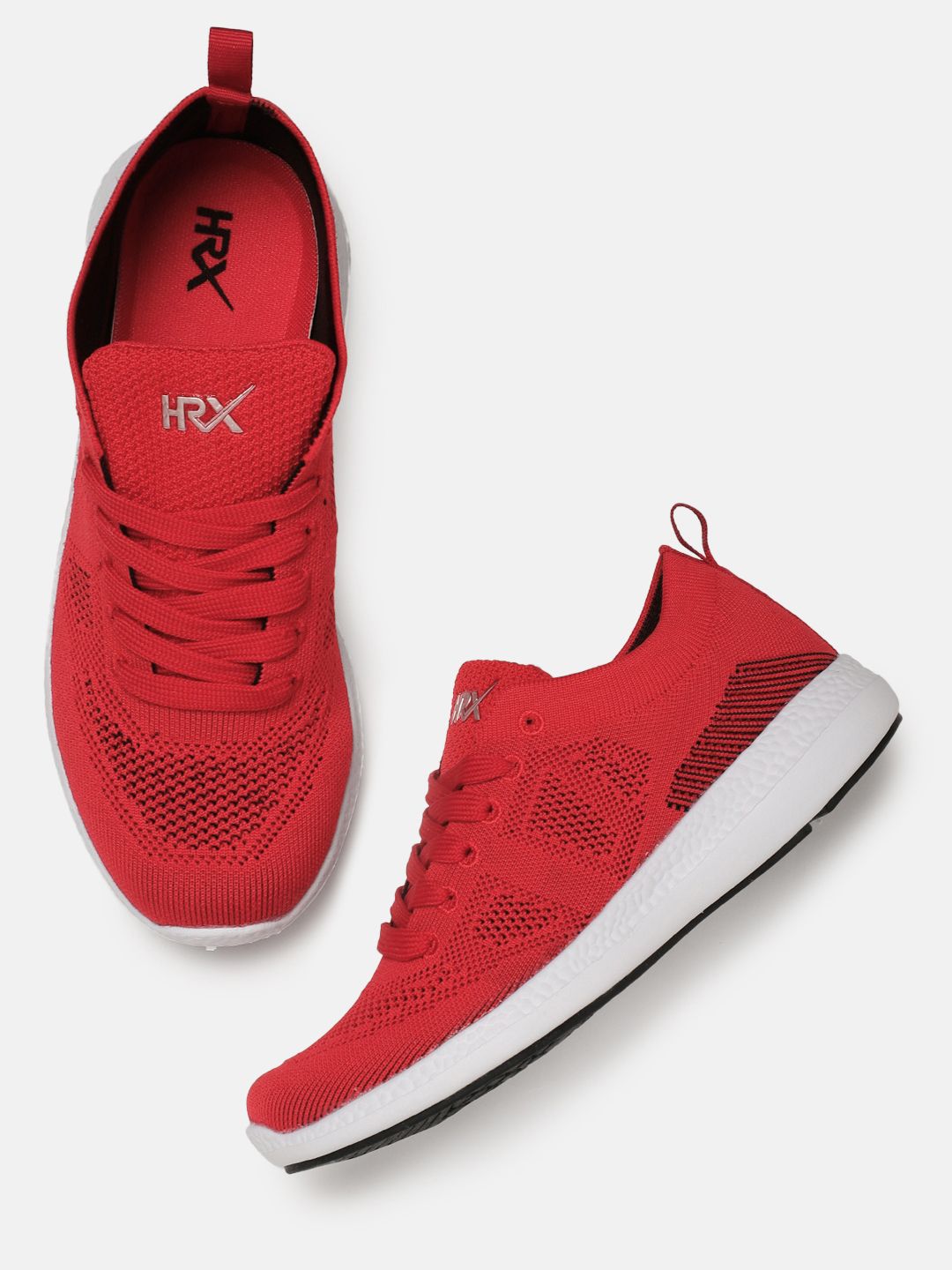 HRX by Hrithik Roshan Women Red Ultra Knit Series Running Shoes Price in India