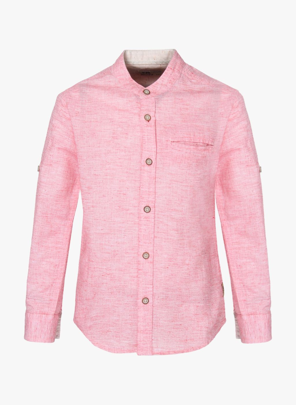 Flying Machine Pink Solid Casual Shirt