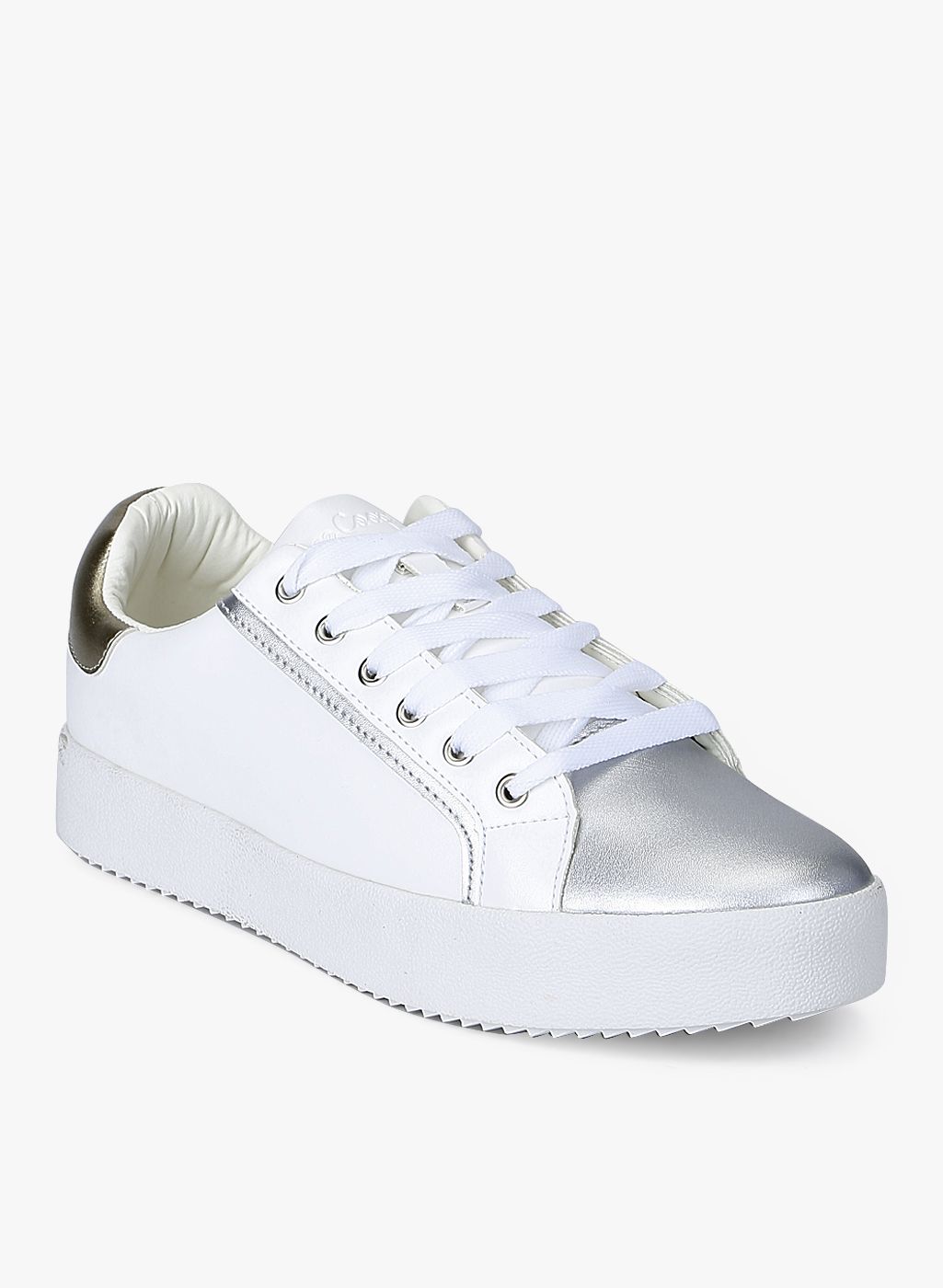 lee cooper white casual shoes