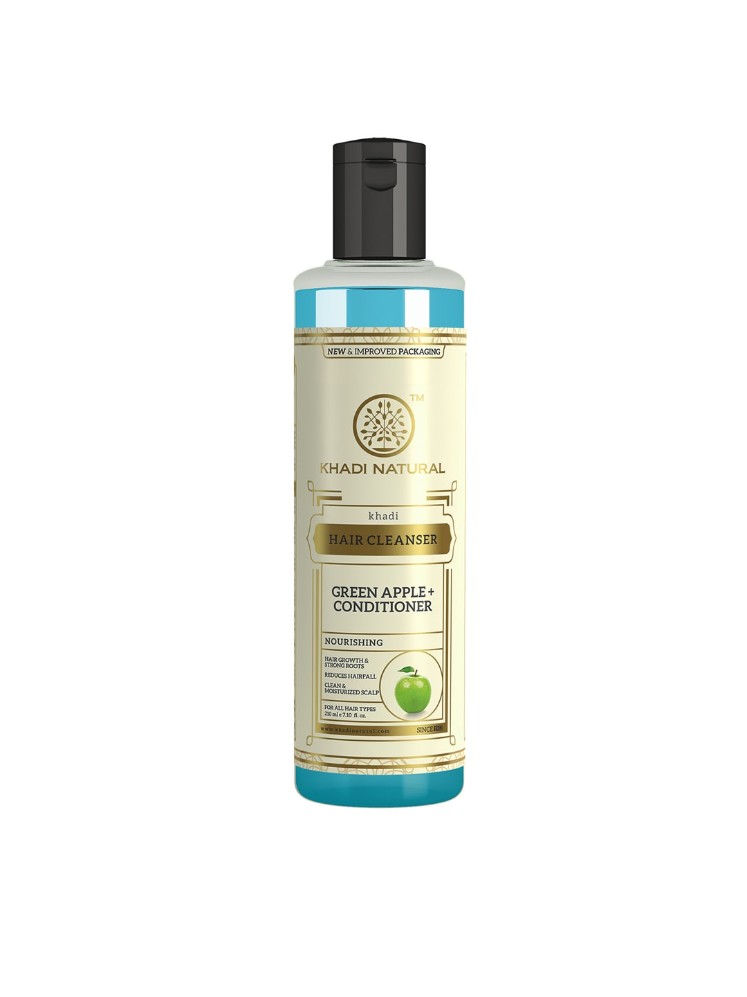 Khadi Natural Unisex Green Apple Hair Cleanser & Conditioner 210 ml Price in India