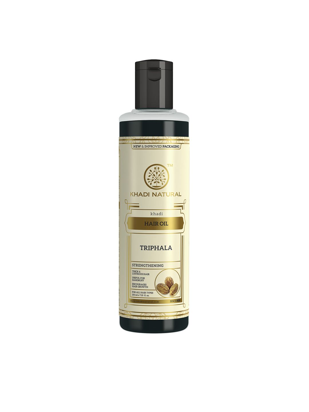 Khadi Natural Sustainable Unisex Trifala Herbal Hair Oil 210 ml Price in India