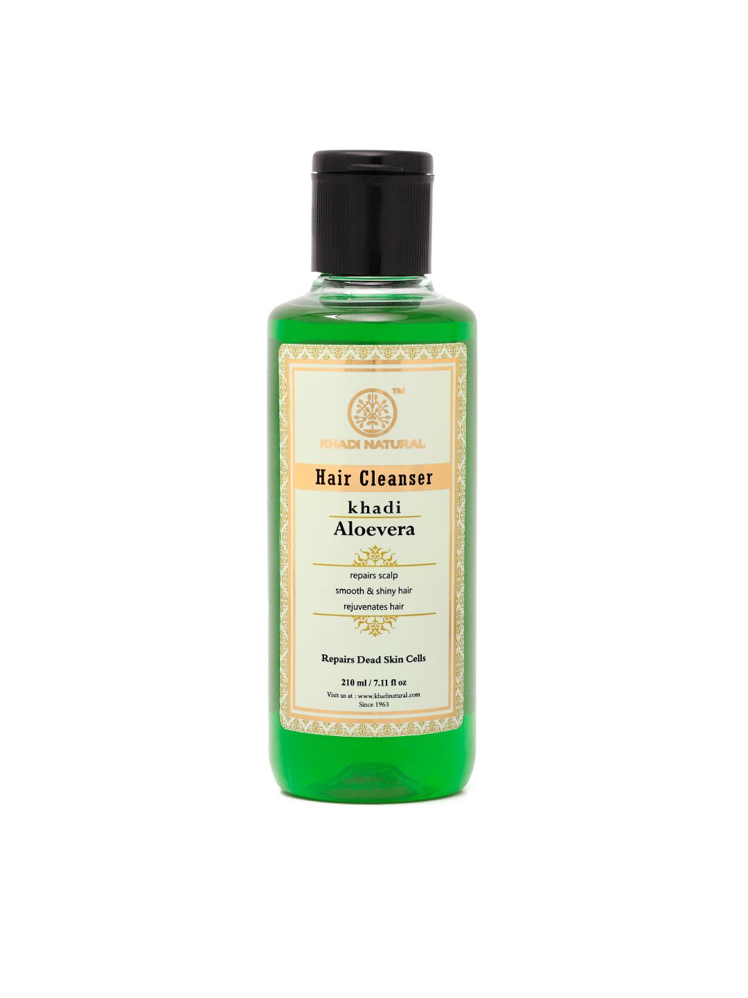 Khadi Natural Unisex Aloevera Hair Cleanser 210 ml