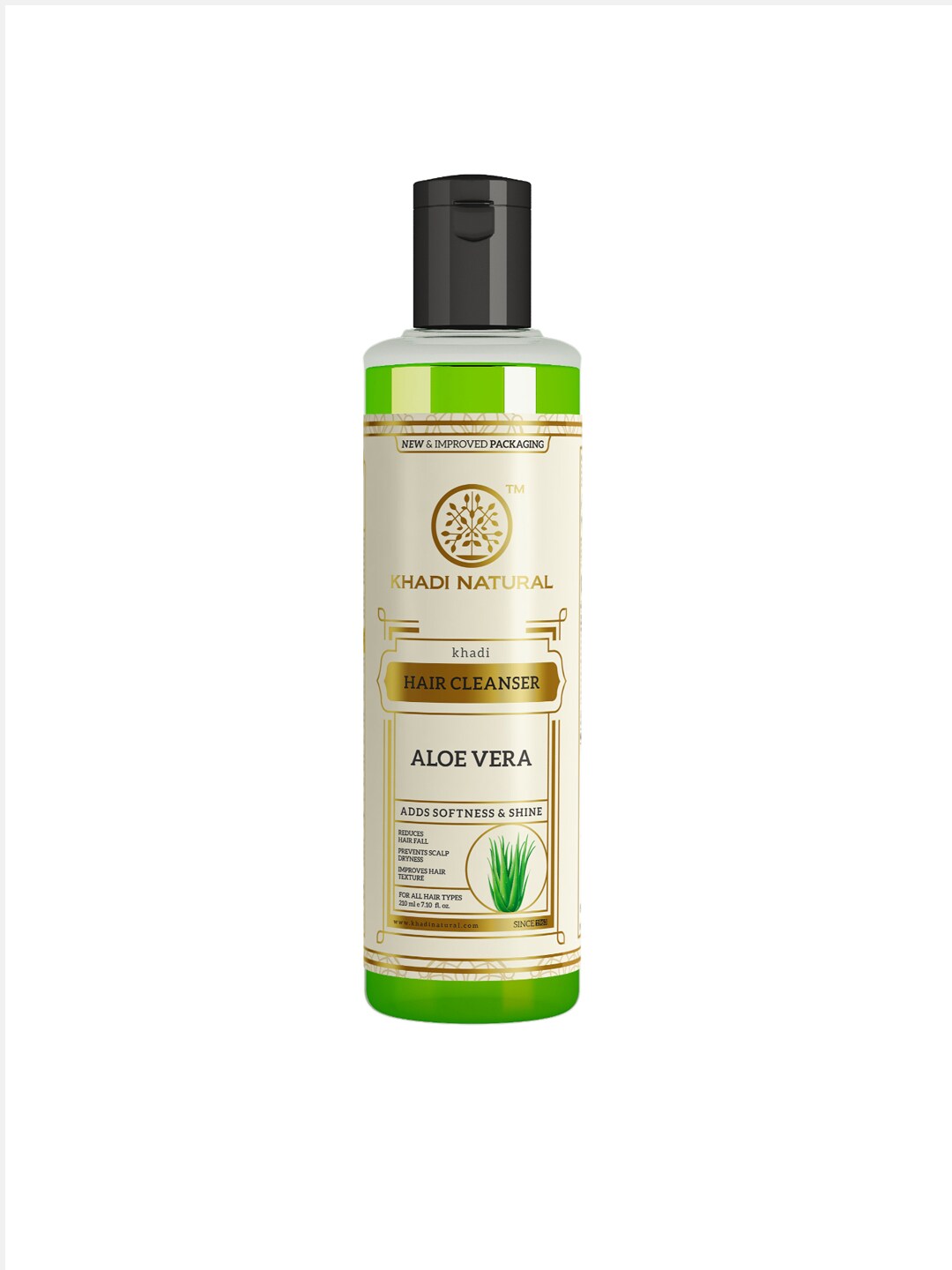 Khadi Natural Aloevera Hair Cleanser - Repairs Dead Skin Cells 210 ml Price in India