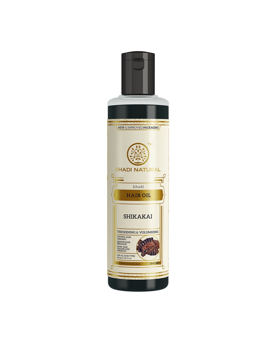 Khadi Natural Sustainable Unisex Shikakai Herbal Hair Oil 210 ml Price in India