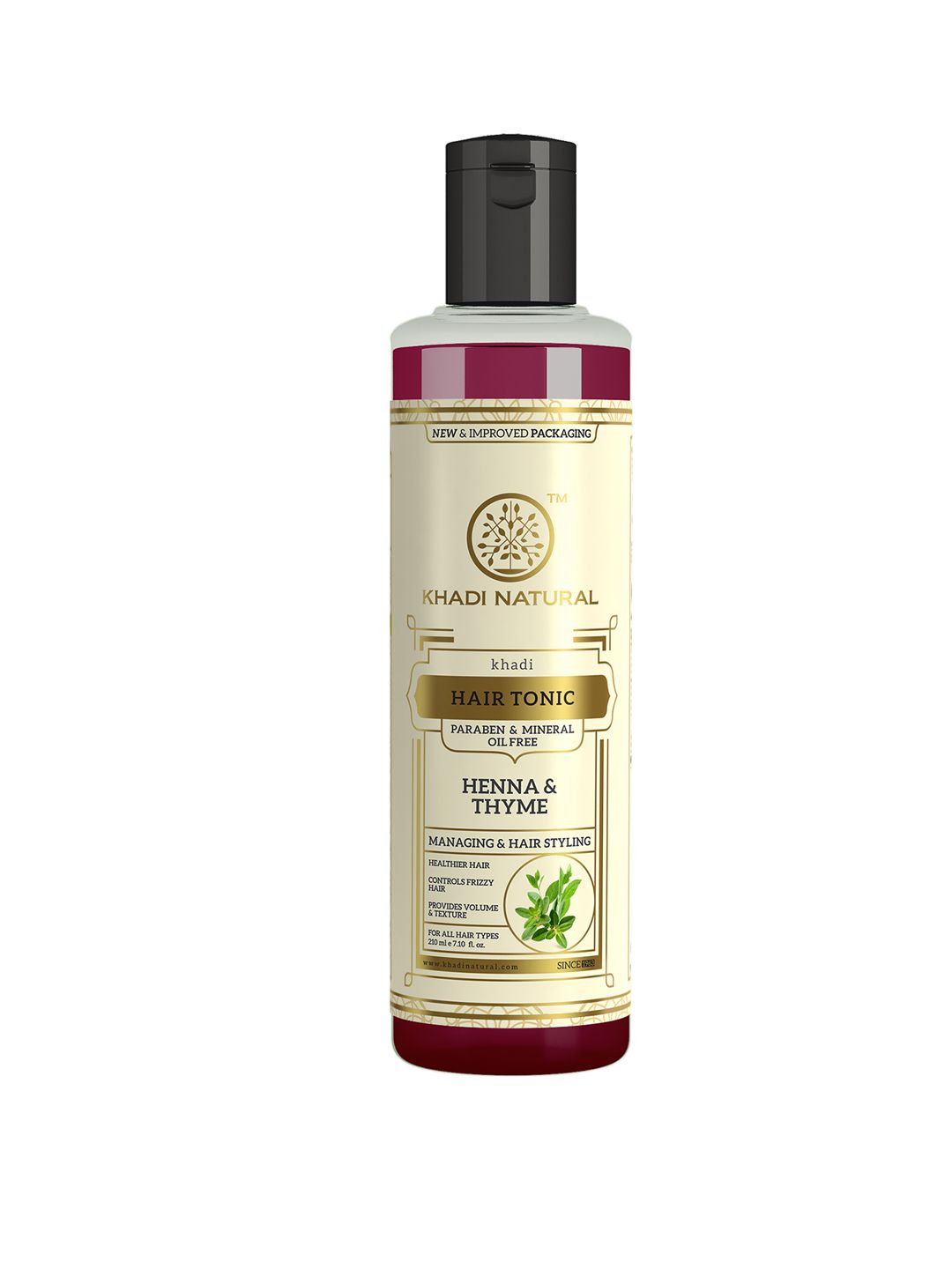 Khadi Natural Unisex Henna & Thyme Herbal Hair Tonic 210 ml Price in India