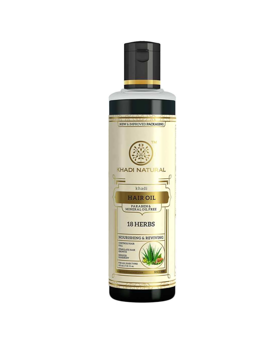 Khadi Natural Unisex 18 Herbs Herbal Hair Oil 210 ml Price in India
