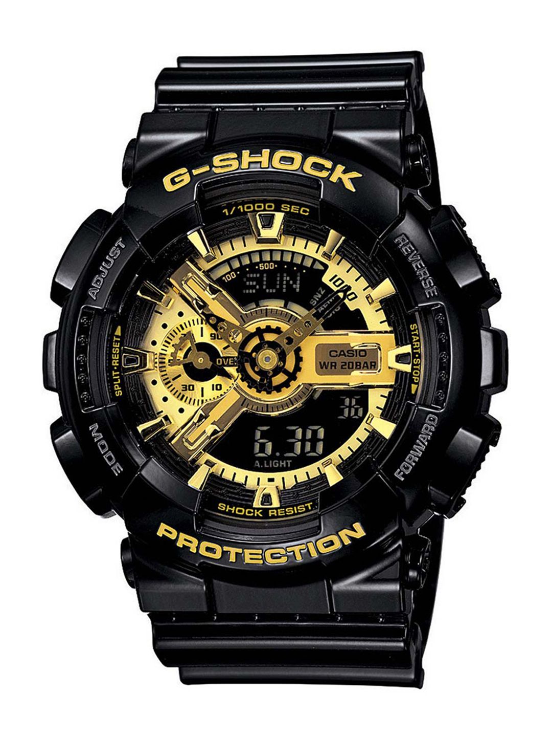 Buy CASIO Men G-Shock GA-110GB-1ADR Black-Gold Ana-Digi Dial Black Buy CASIO Men G-Shock GA-110GB-1ADR Black-Gold Ana-Digi Dial Black