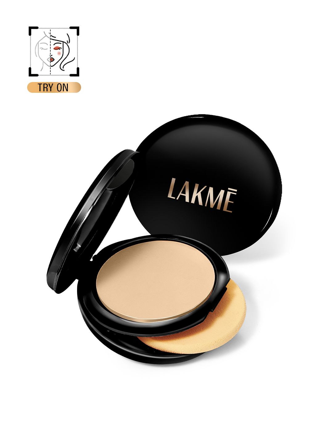 Lakme Xtraordin-airy Compact, 2 In 1 Compact + Foundation, Lightweight - 01 Ivory Fair, 9g