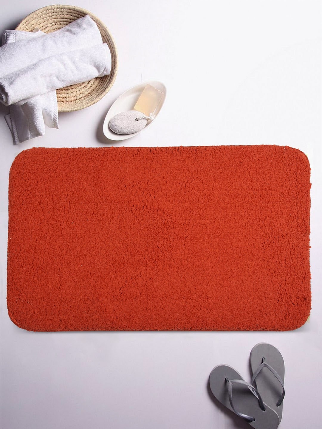 Lushomes Red Bathmat Price in India