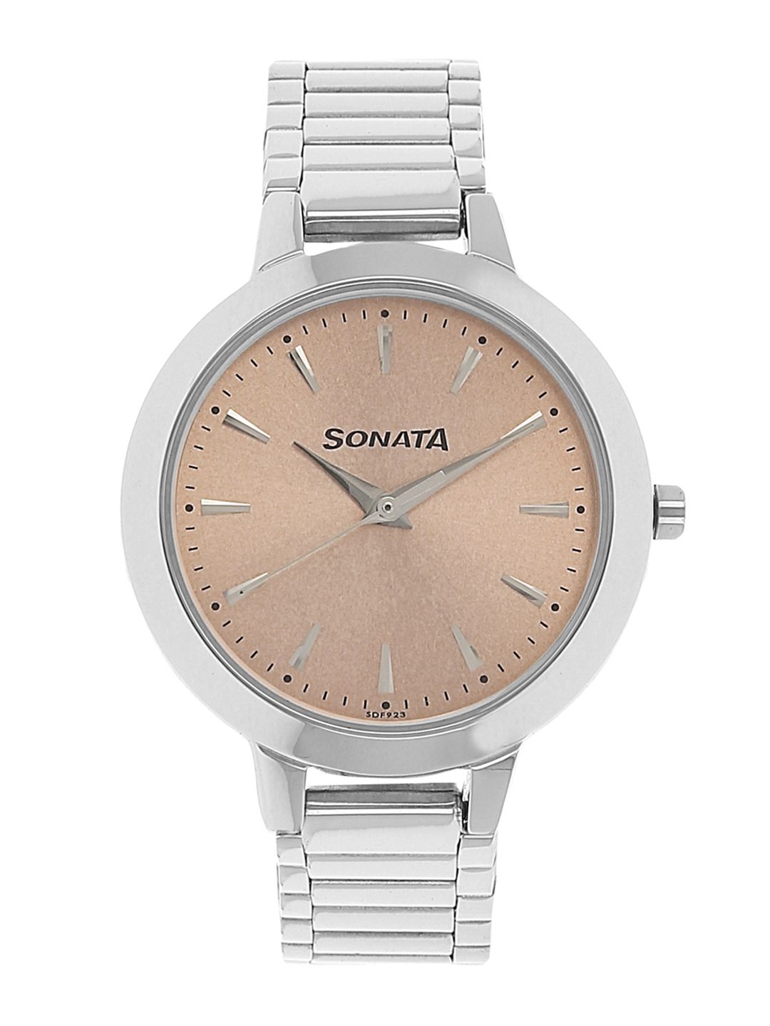 Sonata Elite Women Silver Analogue watch NL8141SM01 Price in India