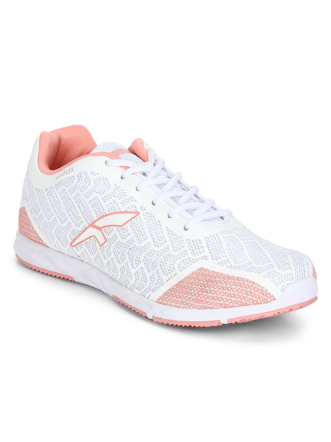 FURO by Red Chief Women White & Pink Running Shoes Price in India