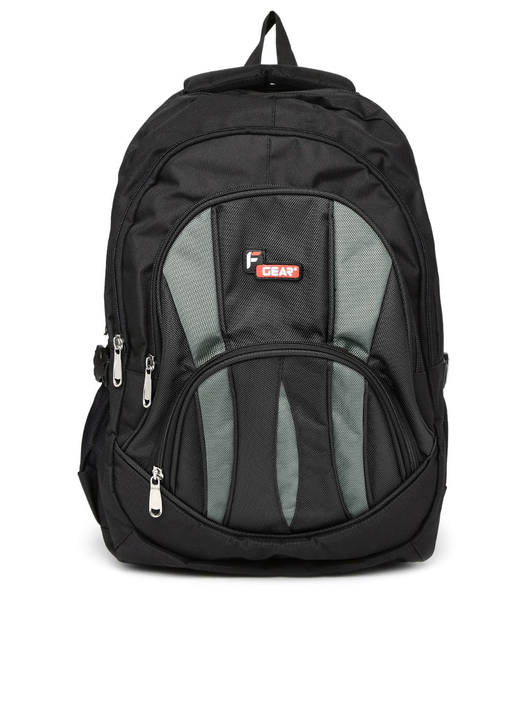 F Gear Unisex Black & Grey Adios Backpack Price in India