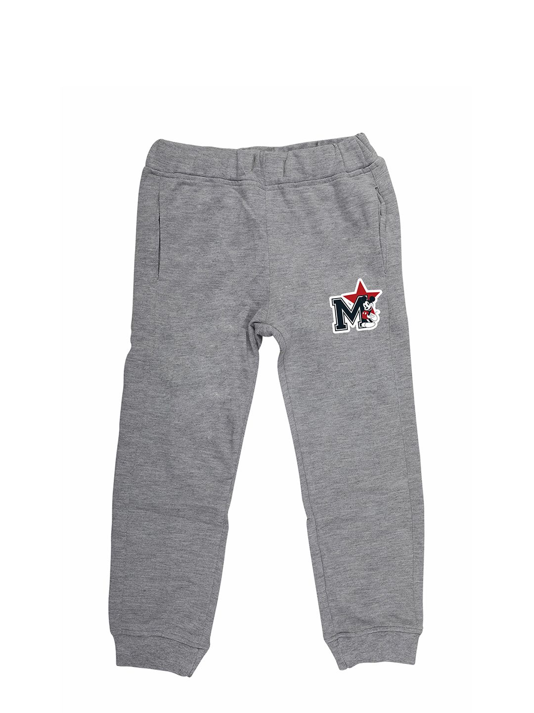 Disney by Wear Your Mind Kids Grey Mickey & Friends Solid Joggers