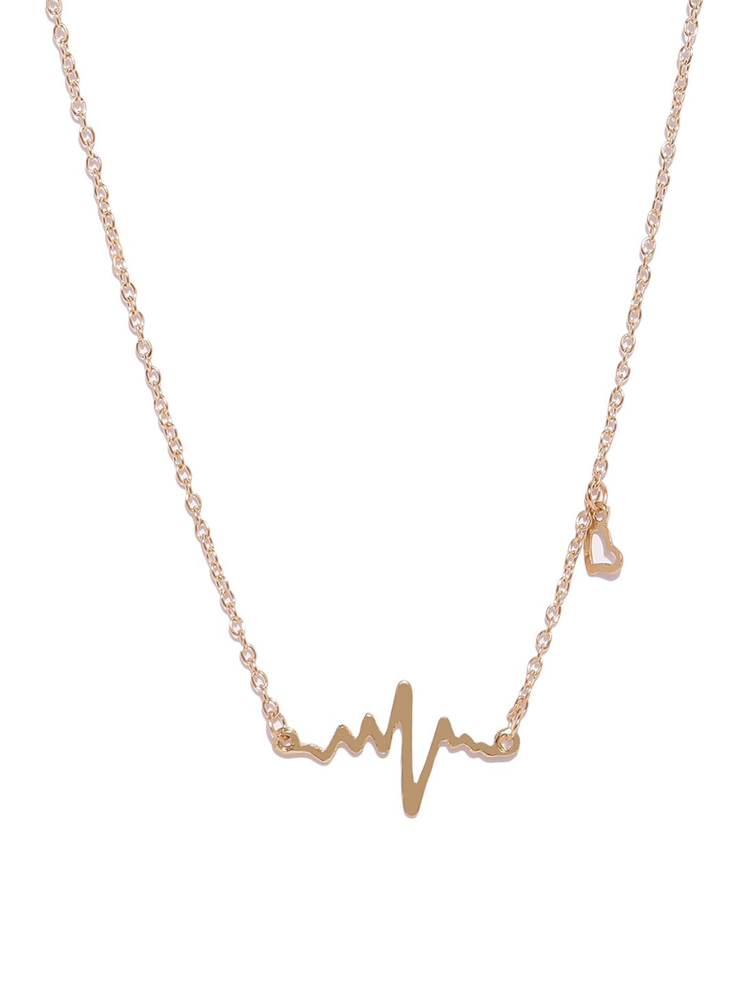 OOMPH Gold-Toned Metal Handcrafted Necklace Price in India