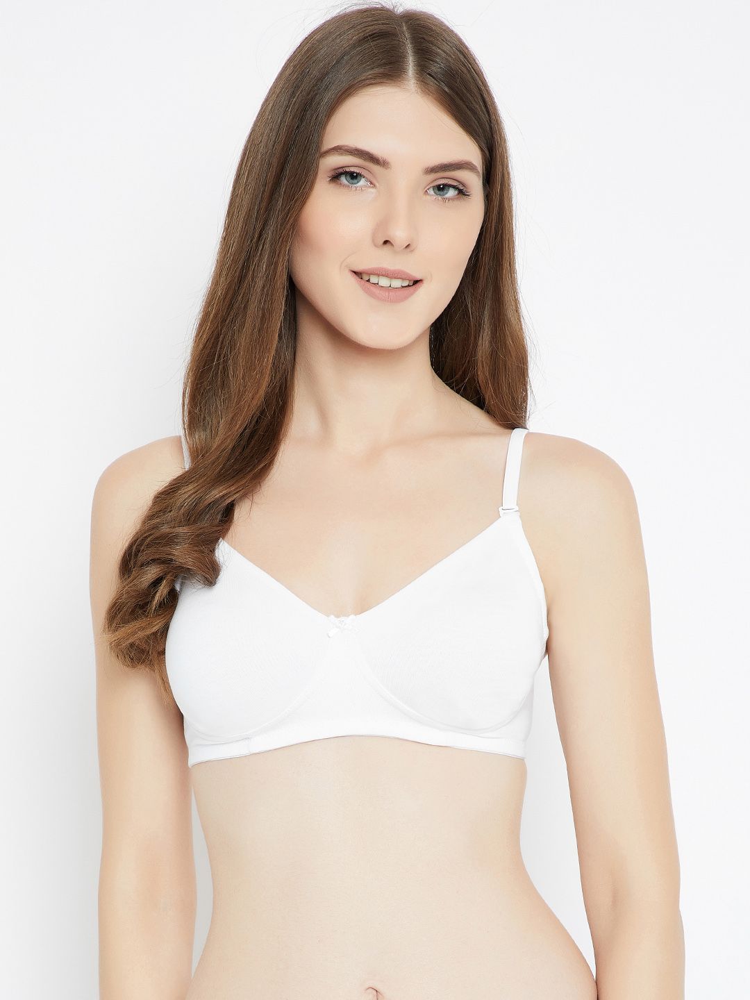 C9 AIRWEAR White Solid Non-Wired Non Padded Everyday Bra C2606_White Price in India
