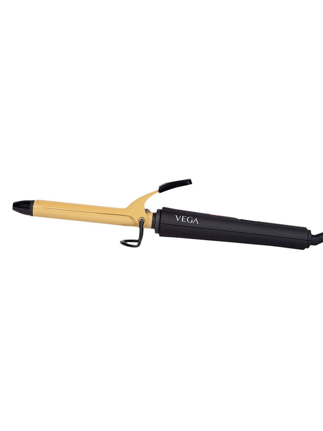 VEGA Women Beige & Black Ease Curl Hair Curling Iron VHCH 01 Price in India