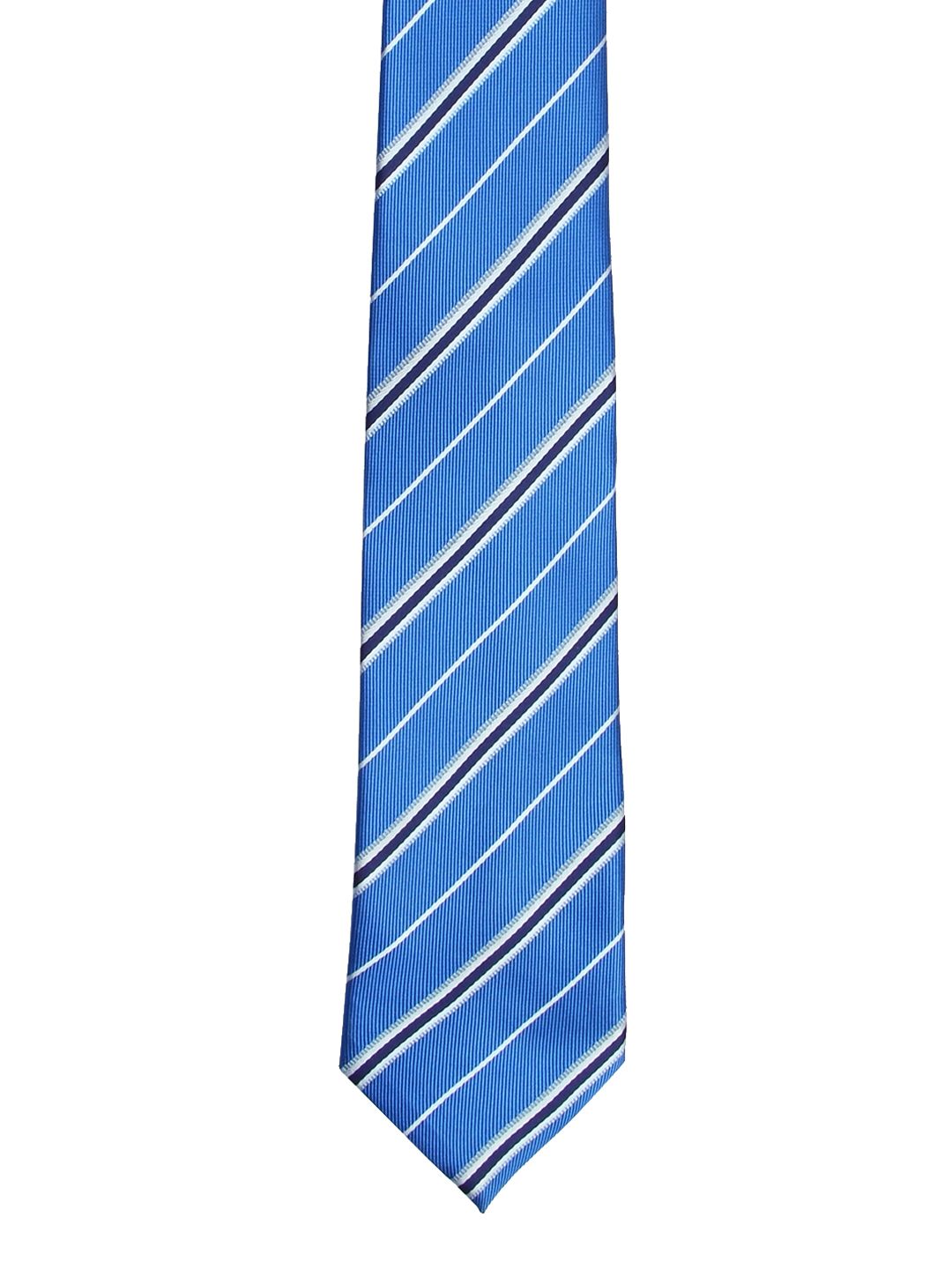 Tossido Blue Striped Broad Tie