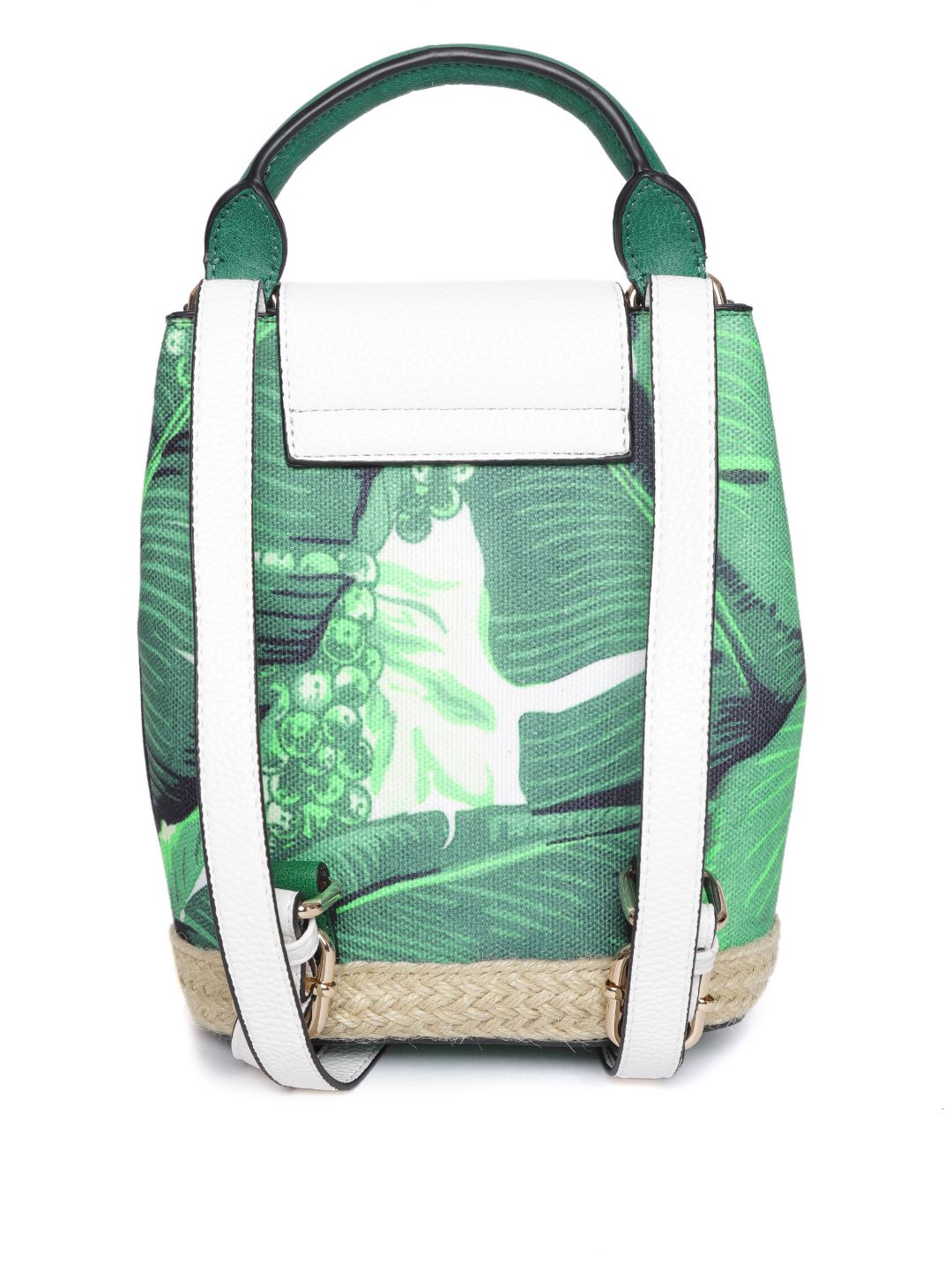 Dune London backpack purse Green and White Leaf Print Women\'s Bag Dune Backpack Bags & Handbags for Women for sale | eBay main image 3