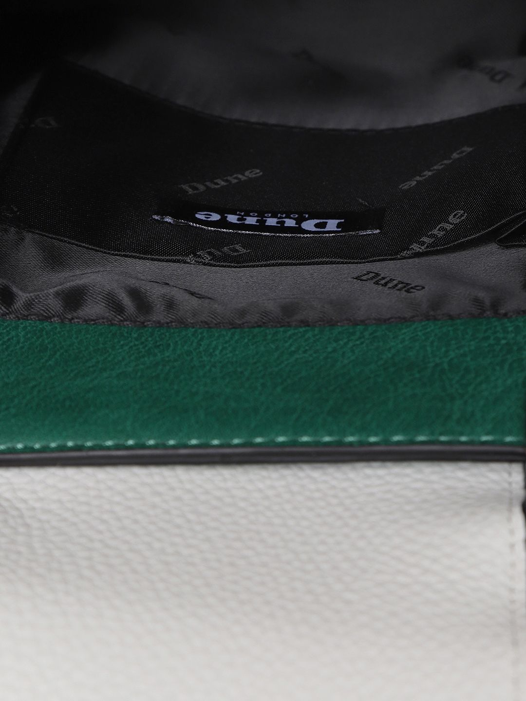 Buy Dune London Women Green & White Leaf Print Backpack  display picture 3