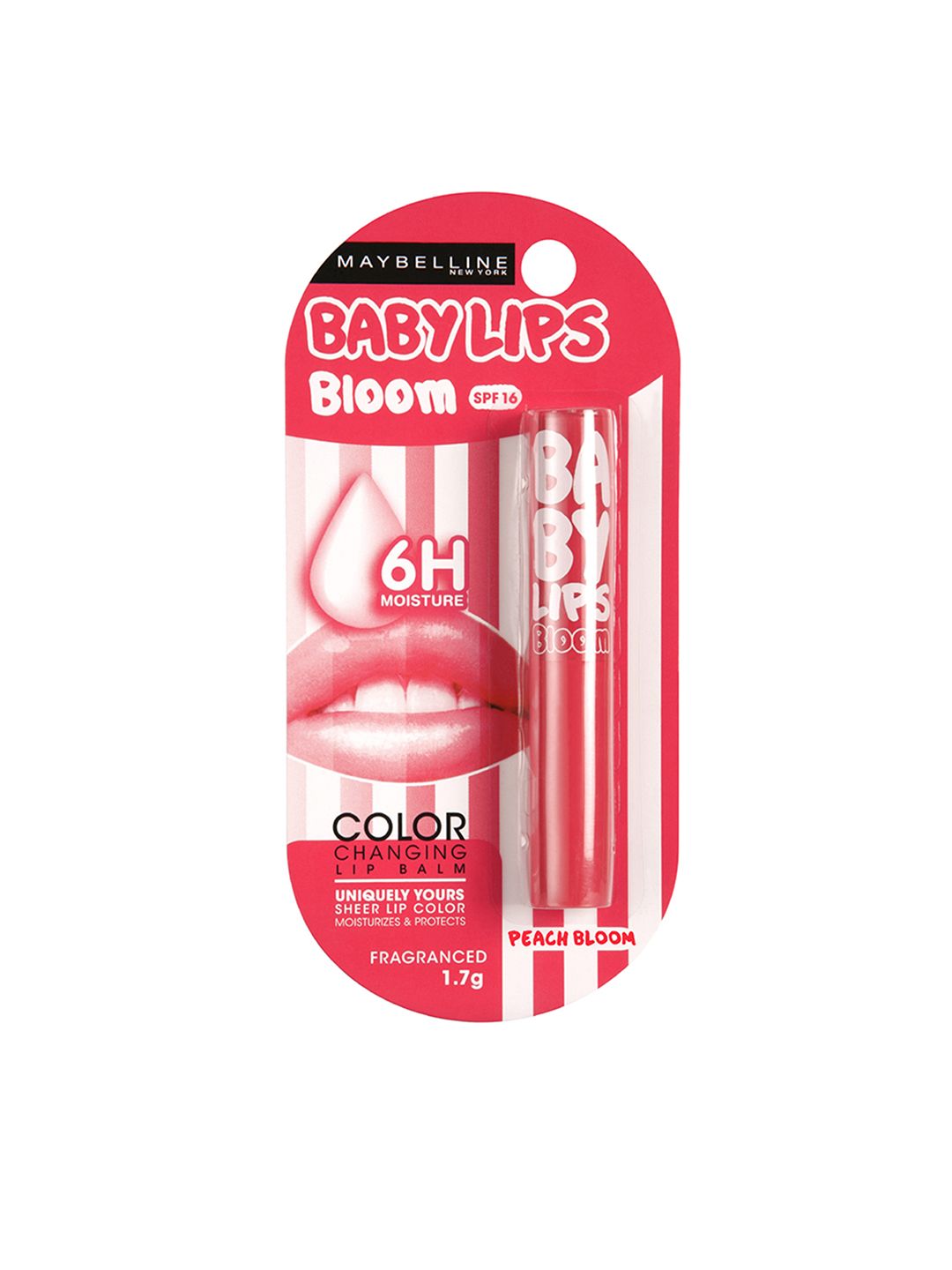 Maybelline Lip Smooth Color Changing Peach Bloom Lip Balm 1.7g Price in India