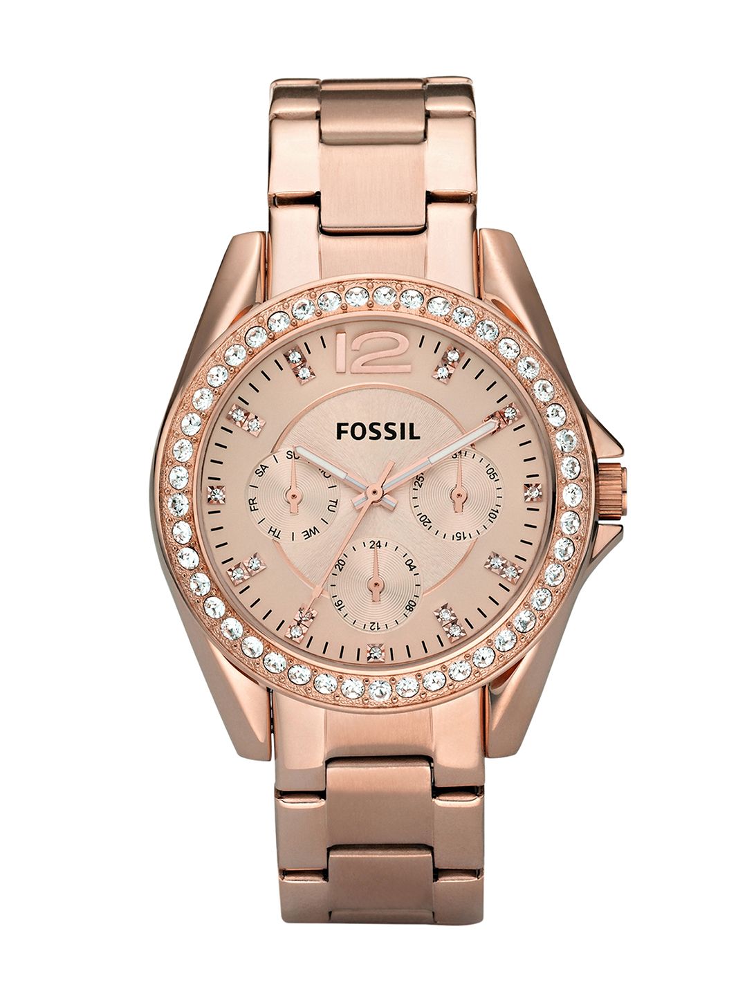 Fossil Women Rose Gold Analogue Watch Price in India