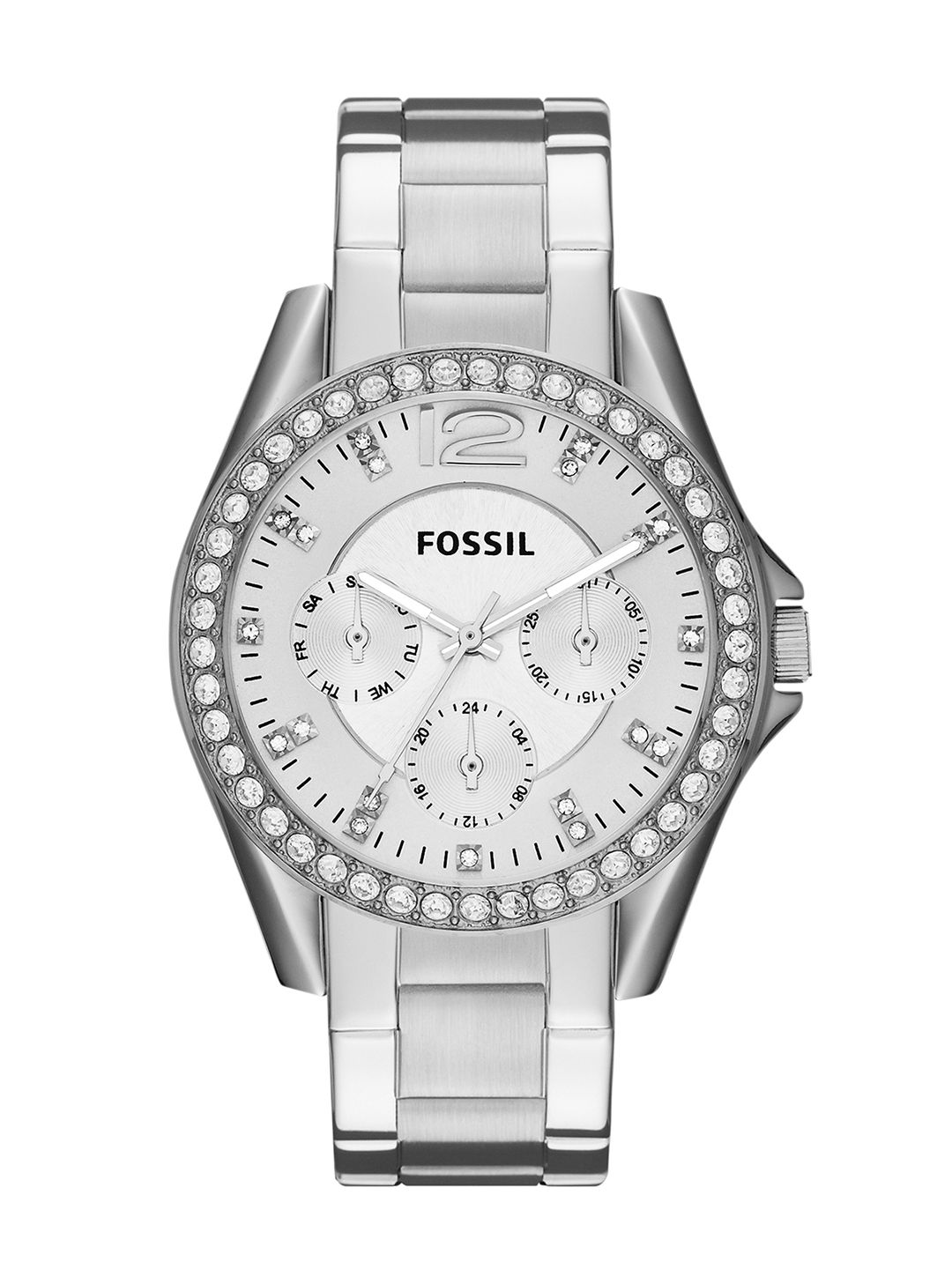 Fossil Women Silver-Toned Analogue Watch Price in India