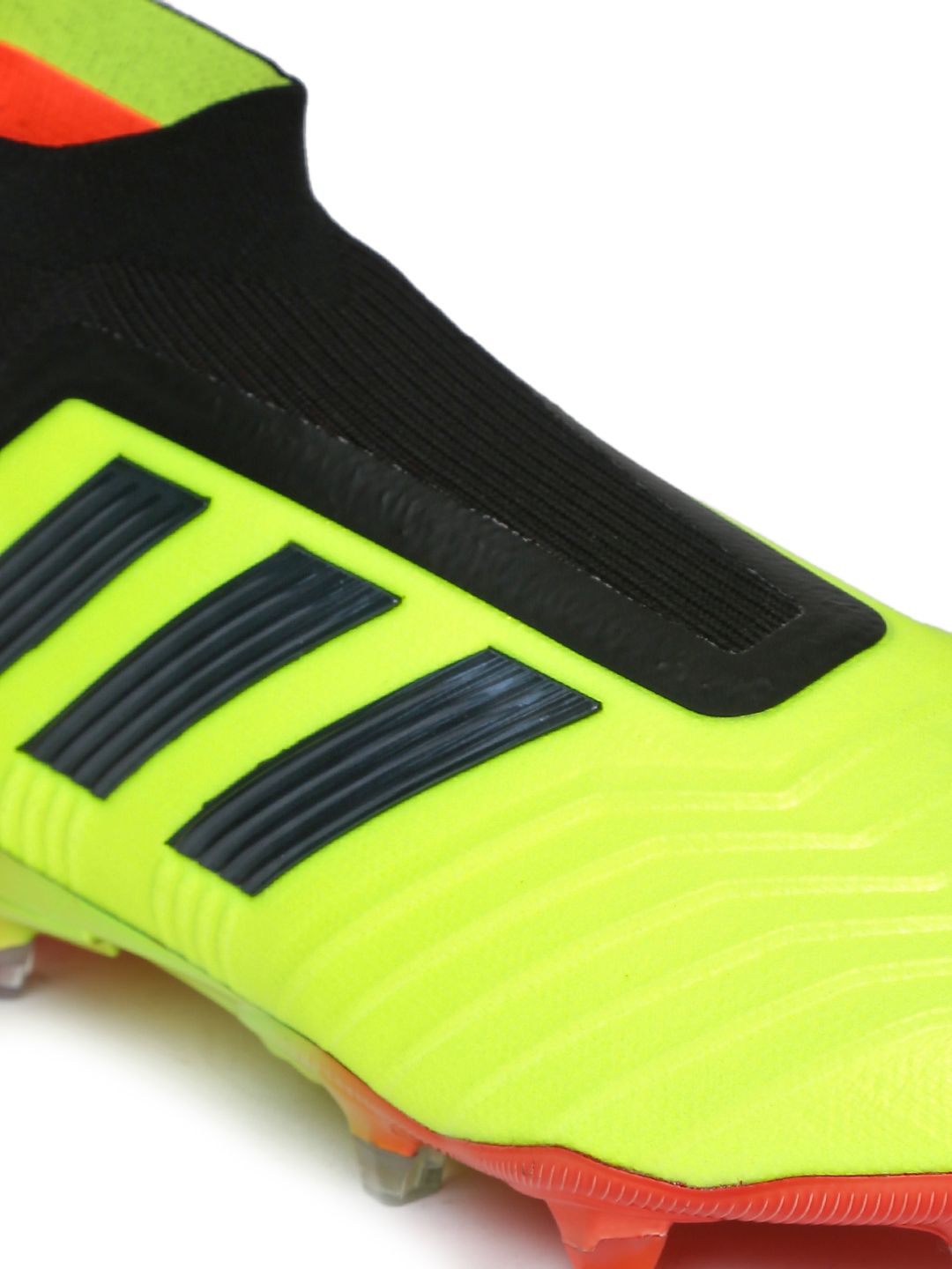 Buy ADIDAS Men Neon Yellow & Orange Predator 18+ FG Football Shoes