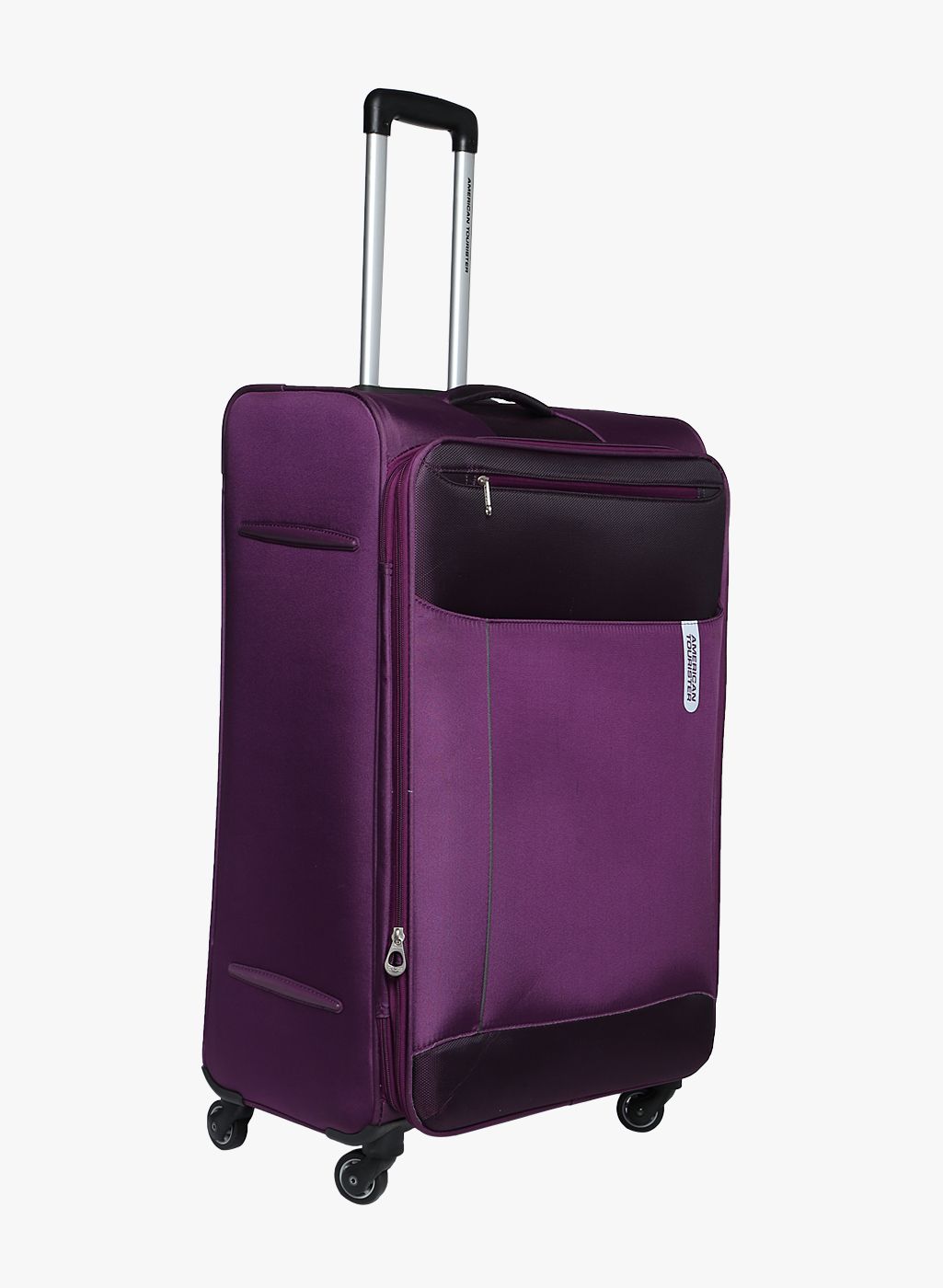 AMERICAN TOURISTER Purple Polyester Soft Strolley