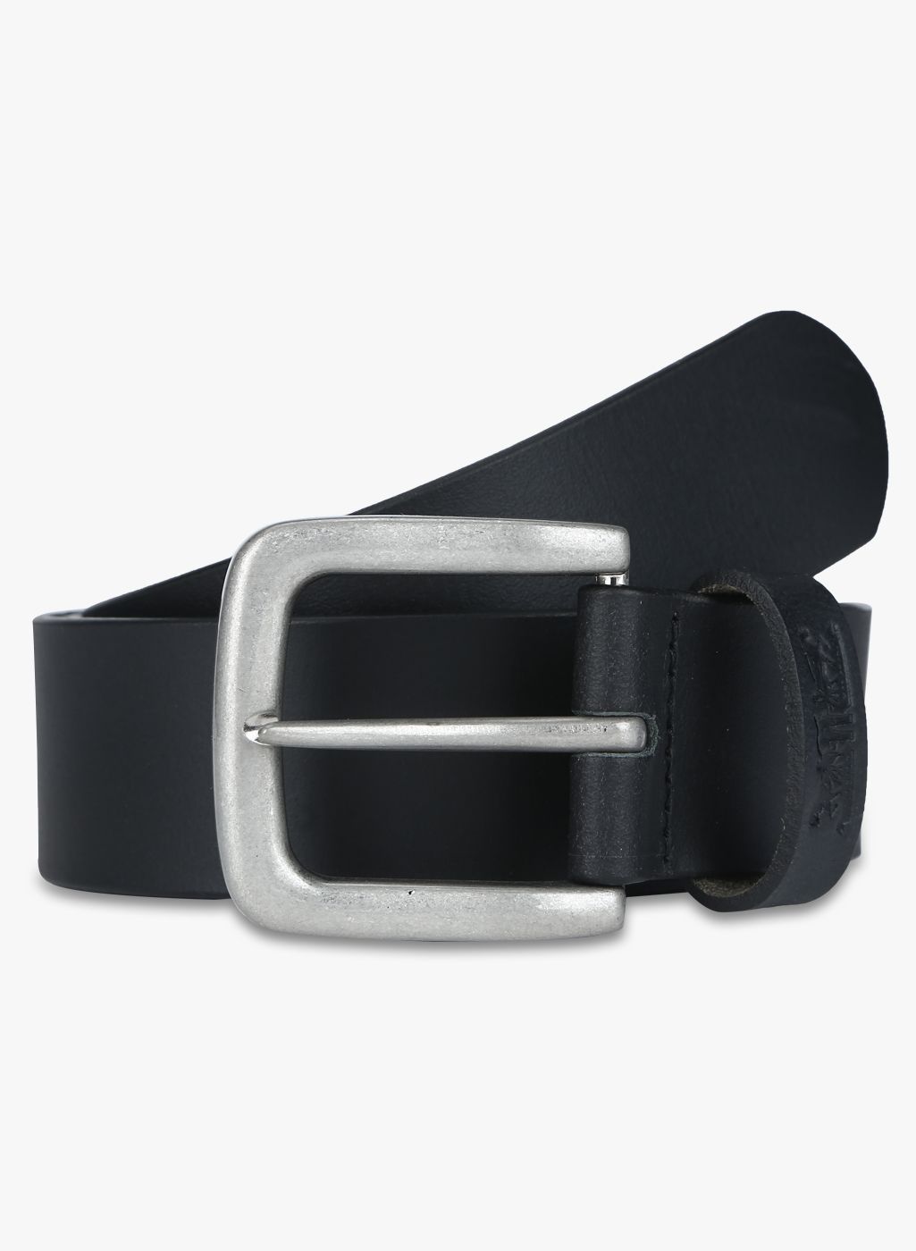 levi's black leather belt