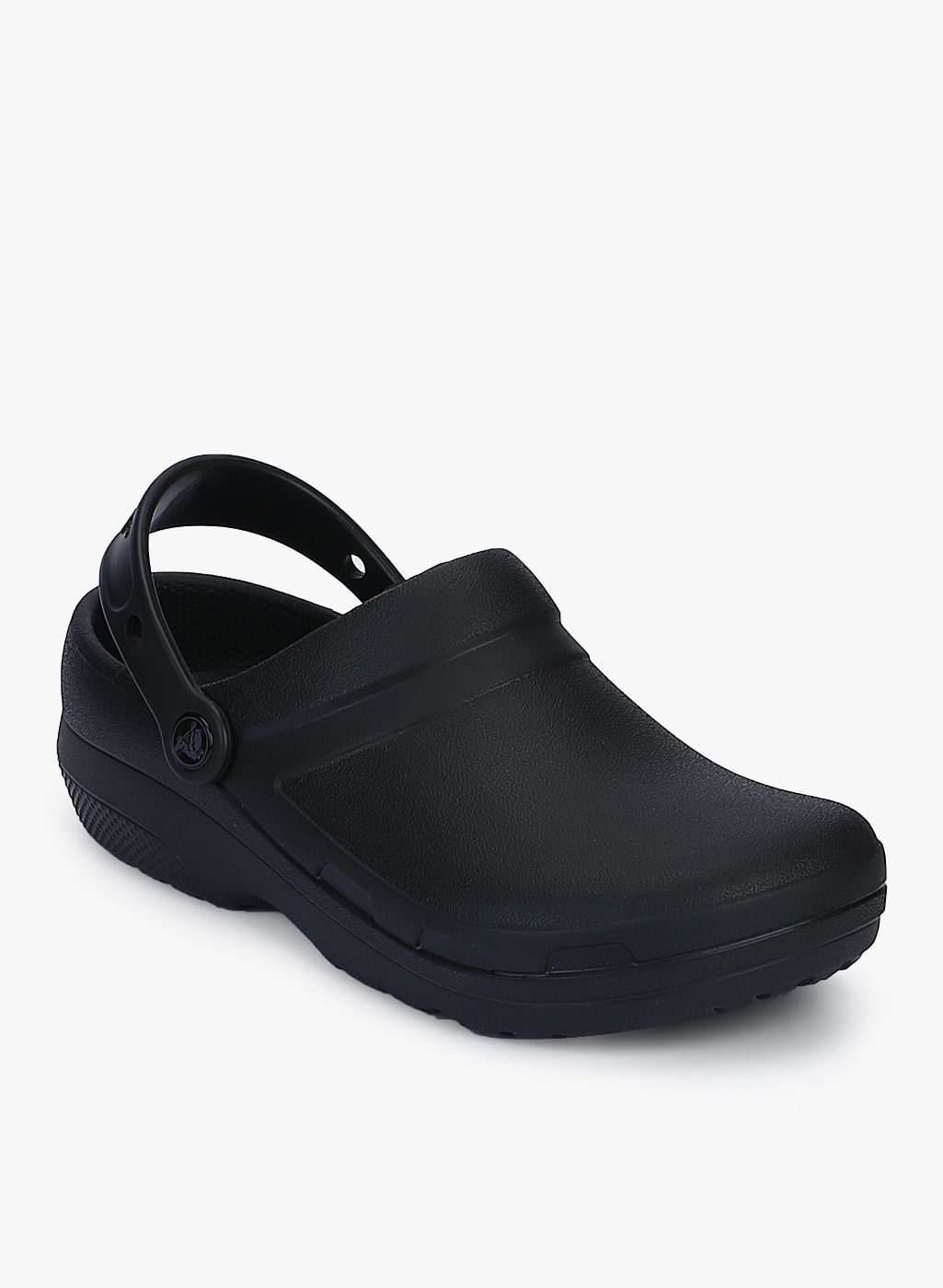 crocs black solid clogs