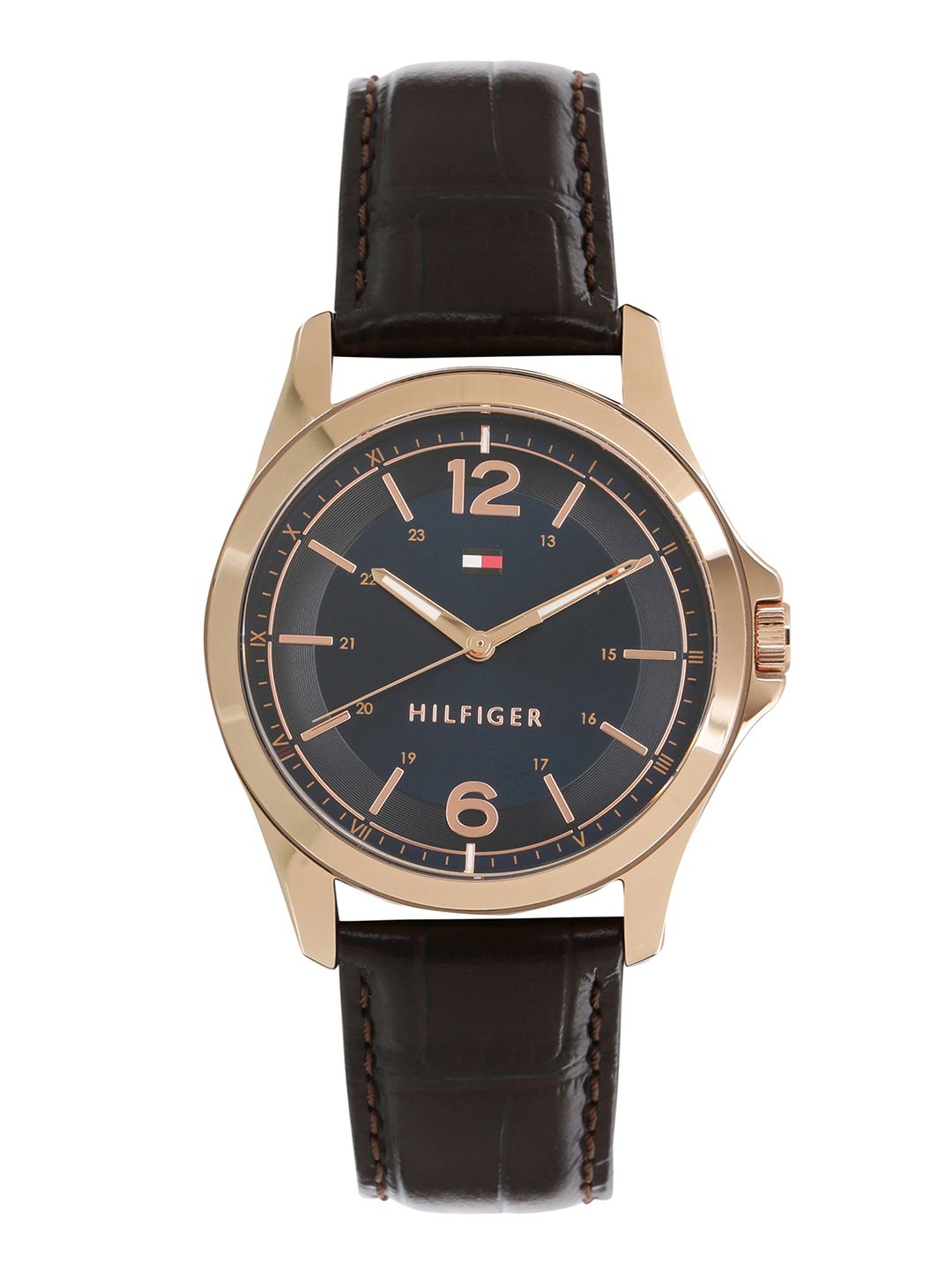 Tommy Hilfiger Tommy Hilfiger Men Blue & Gold-Toned Analogue Watch TH1791451