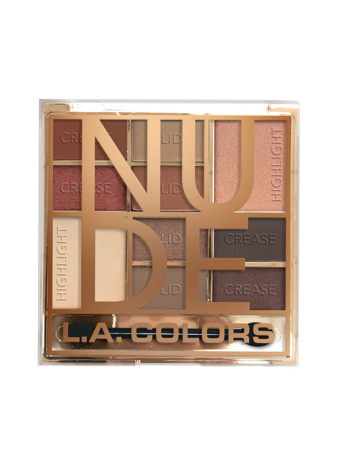 L.A colors Women CES 135 Nude 10 Color Eyeshadow Palette Price in India
