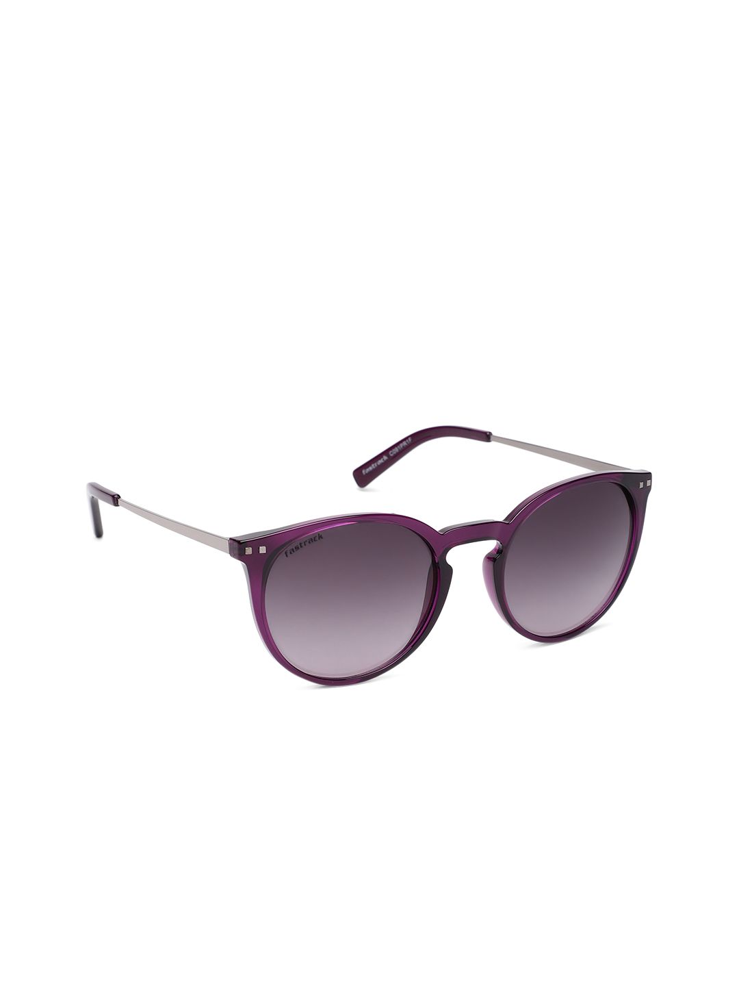 Fastrack Women Mirrored Oval Sunglasses NBC091PR1F Price in India